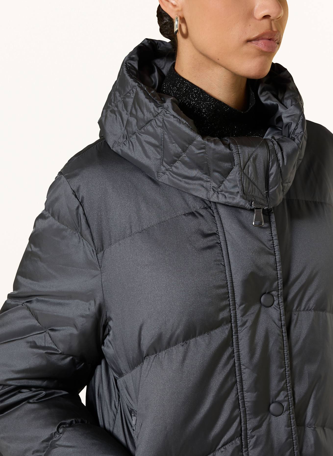 LUISA CERANO Daunenmantel: DUNKELGRAU