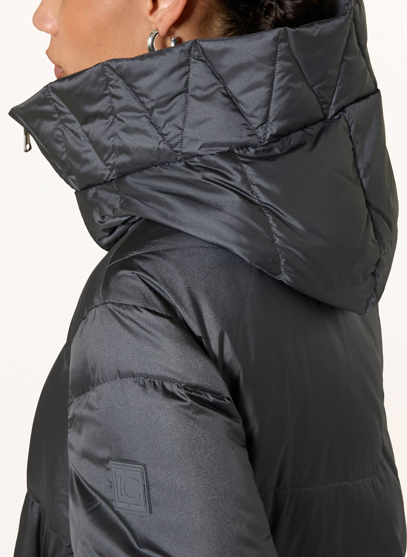 LUISA CERANO Daunenmantel: DUNKELGRAU