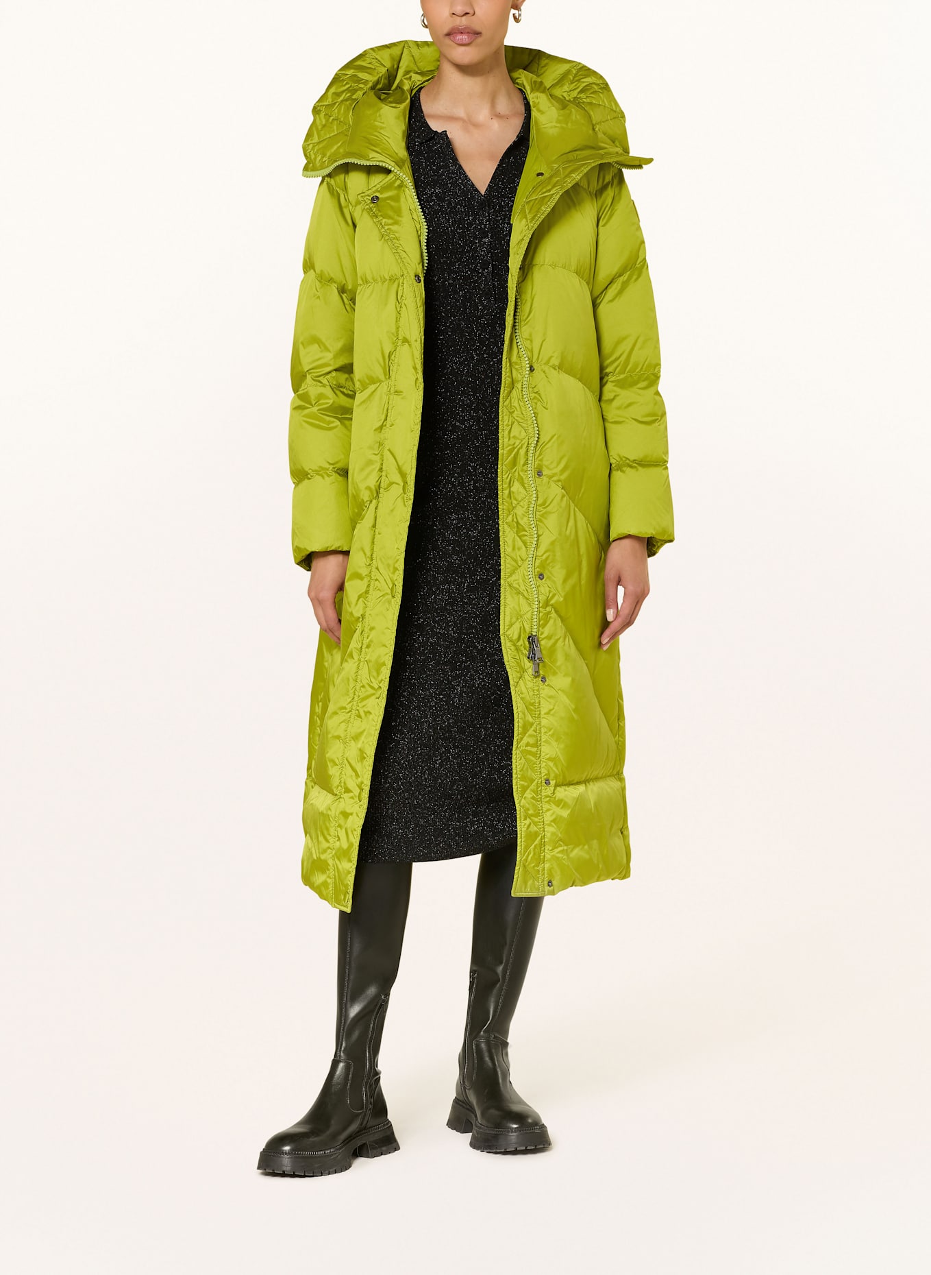 LUISA CERANO Daunenmantel: HELLGRÜN