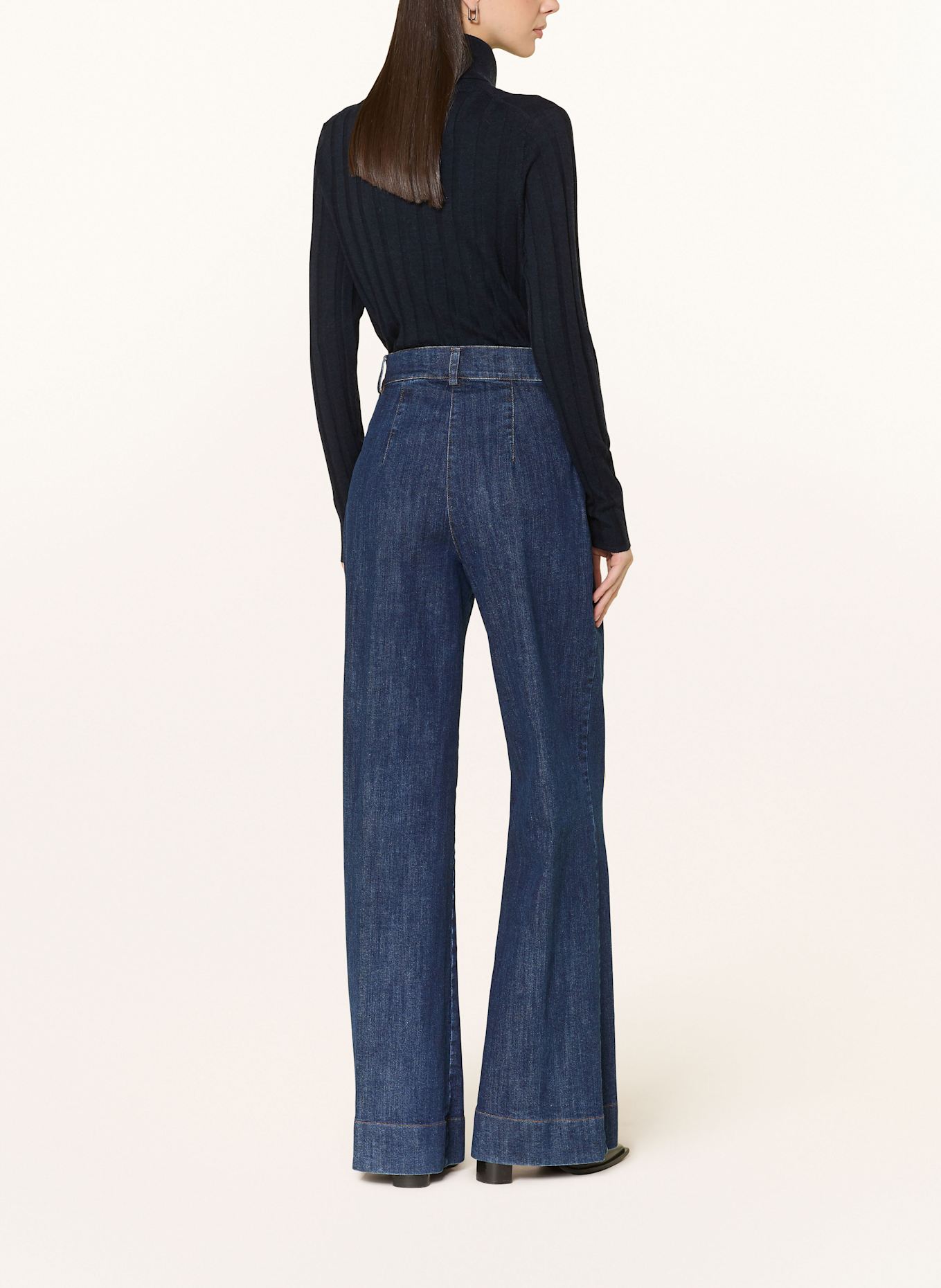 SEM PER LEI Rollkragenpullover: DUNKELBLAU