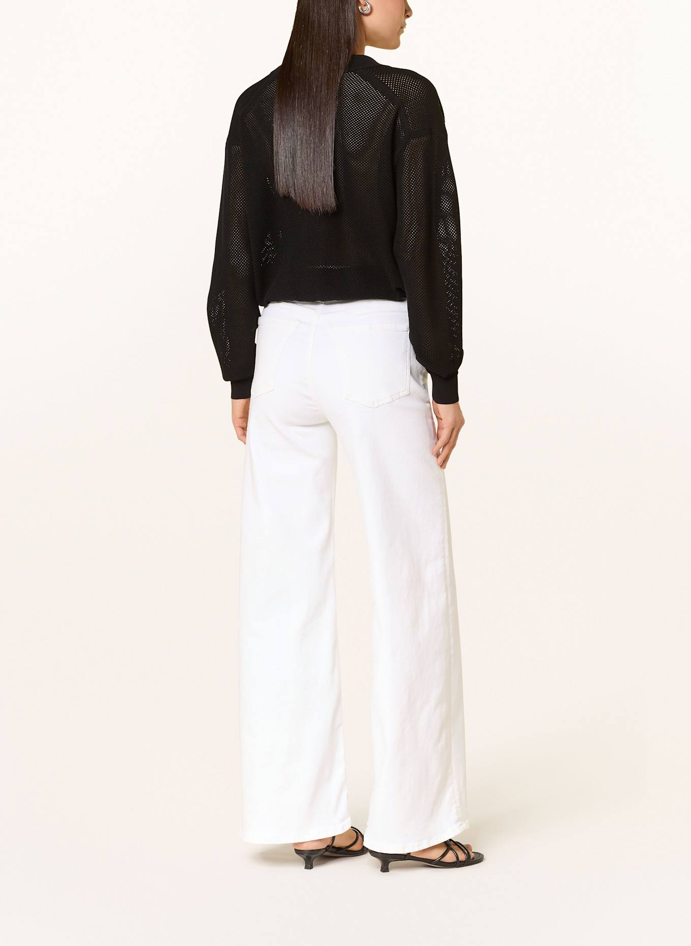 CITIZENS of HUMANITY Wide Leg Jeans LYRA LONG: soft white wht w/basic grdng