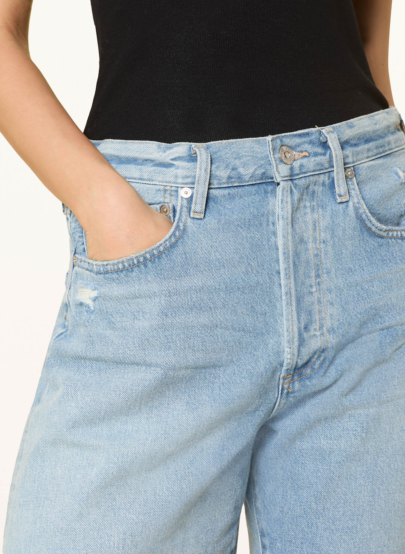 Džínové šortky 94NICA SHORTS Džínové šortky MARLOW: raleigh It indigo