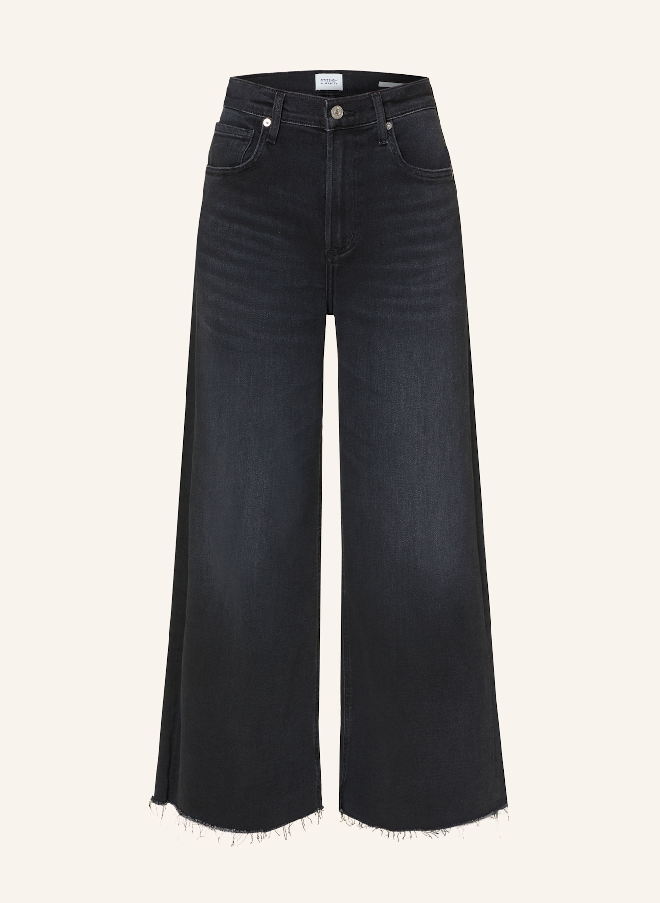 CITIZENS of HUMANITY Wide Leg Jeans LYRA: medallion washed black