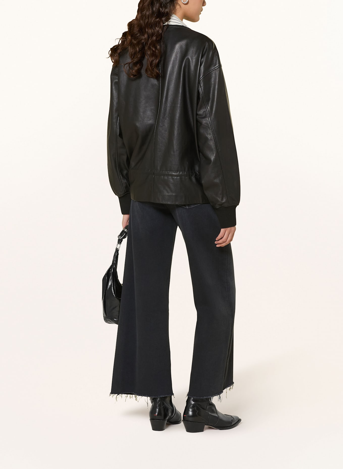 CITIZENS of HUMANITY Wide Leg Jeans LYRA: medallion washed black