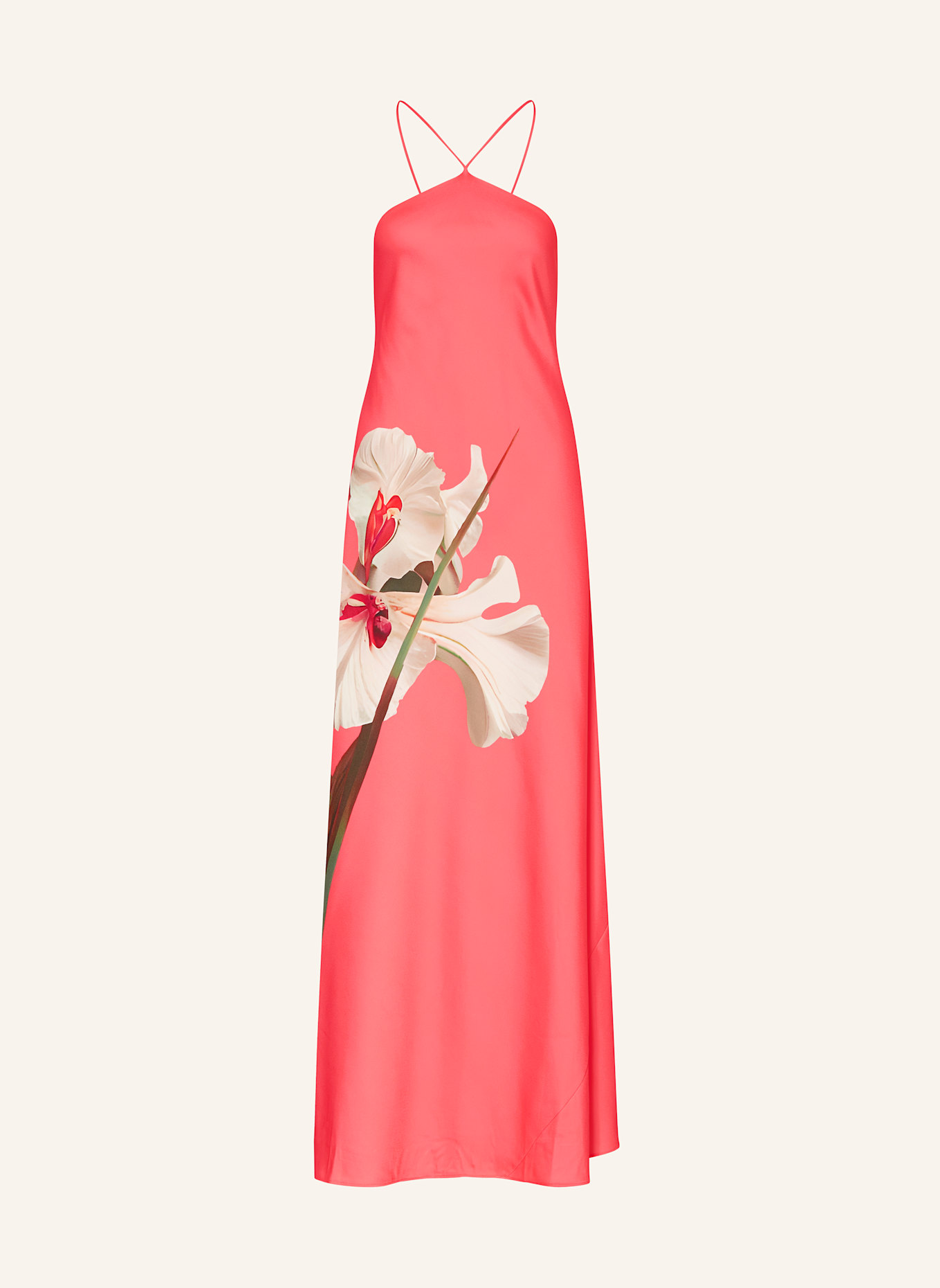 ☆Ted Baker☆ エレガントサテンドレス・AJIMA/ALMARIA♪ ALMARIA - Floral Halter Neck Woven Maxi Dress