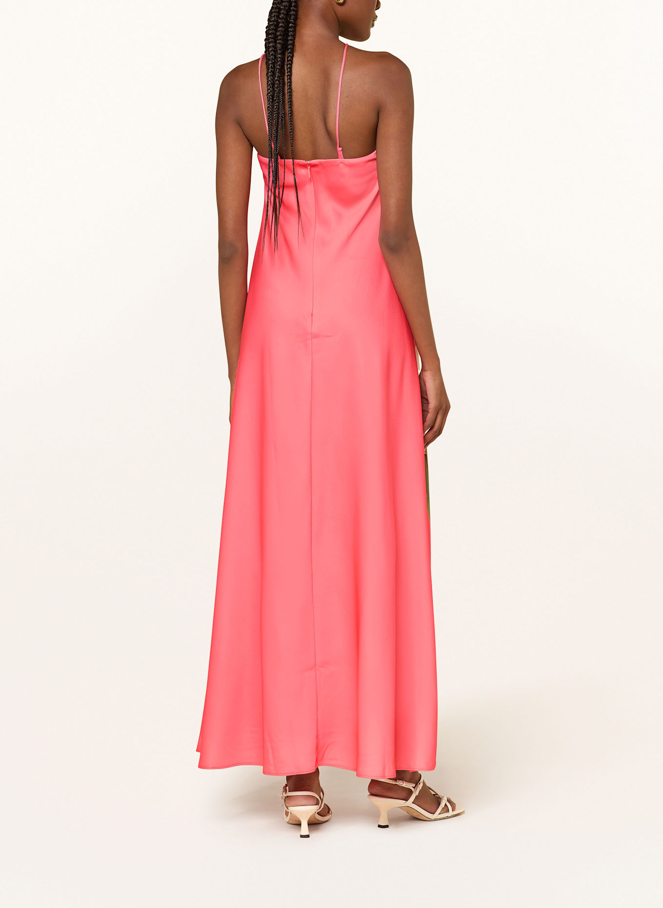 TED BAKER Dress AJIMA in salmon/ green/ red