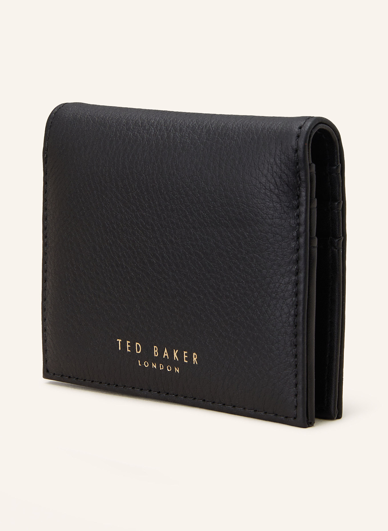 TED BAKER Etui na karty MARLOO z kieszenią na monety: CZARNY