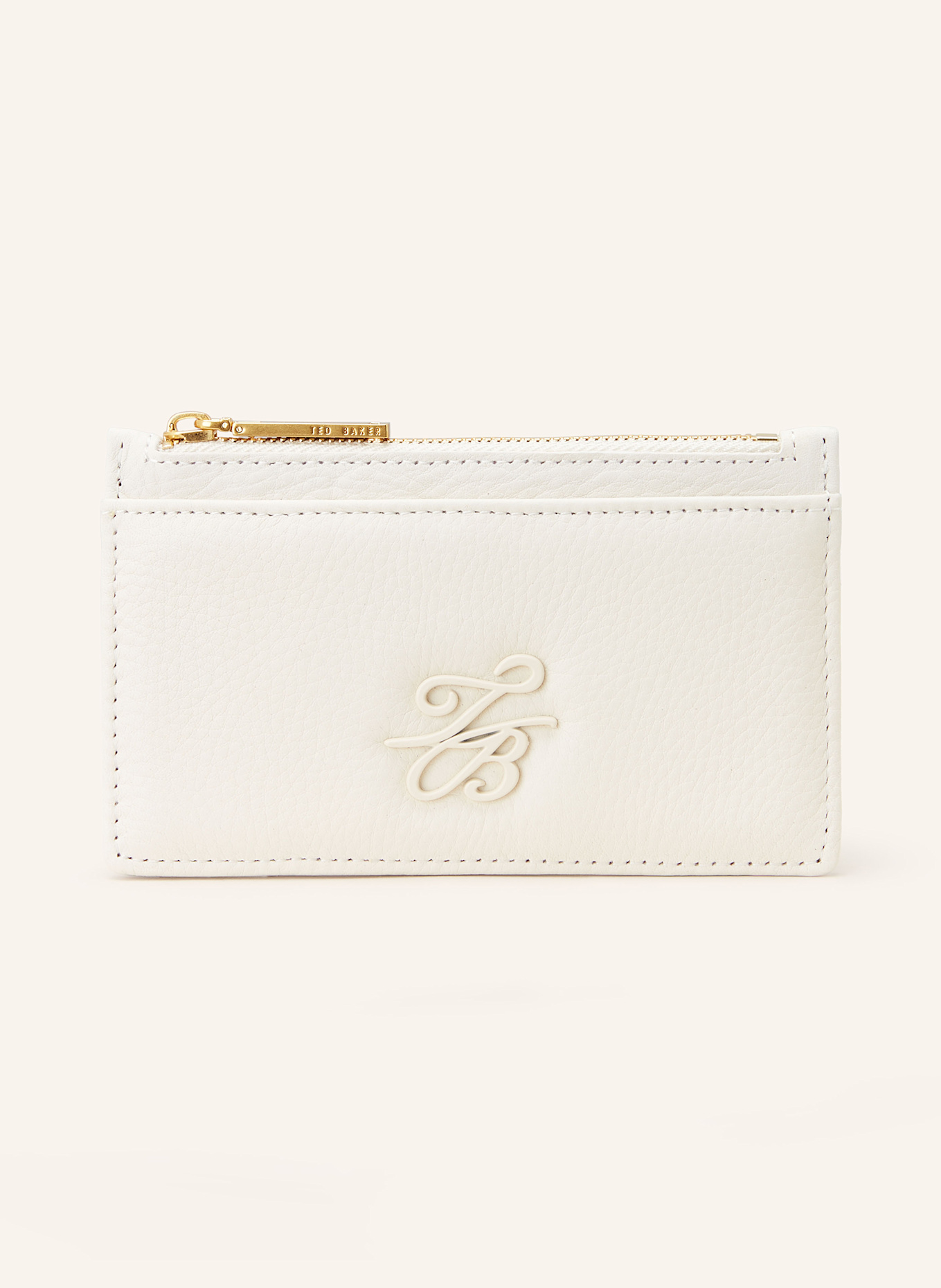 TED BAKER Etui na karty MARLEAH z kieszenią na monety: KREMOWY