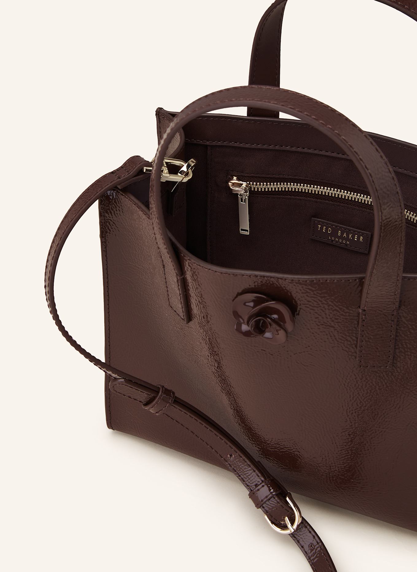 TED BAKER Handbag ROUSETA MEDIUM: BROWN