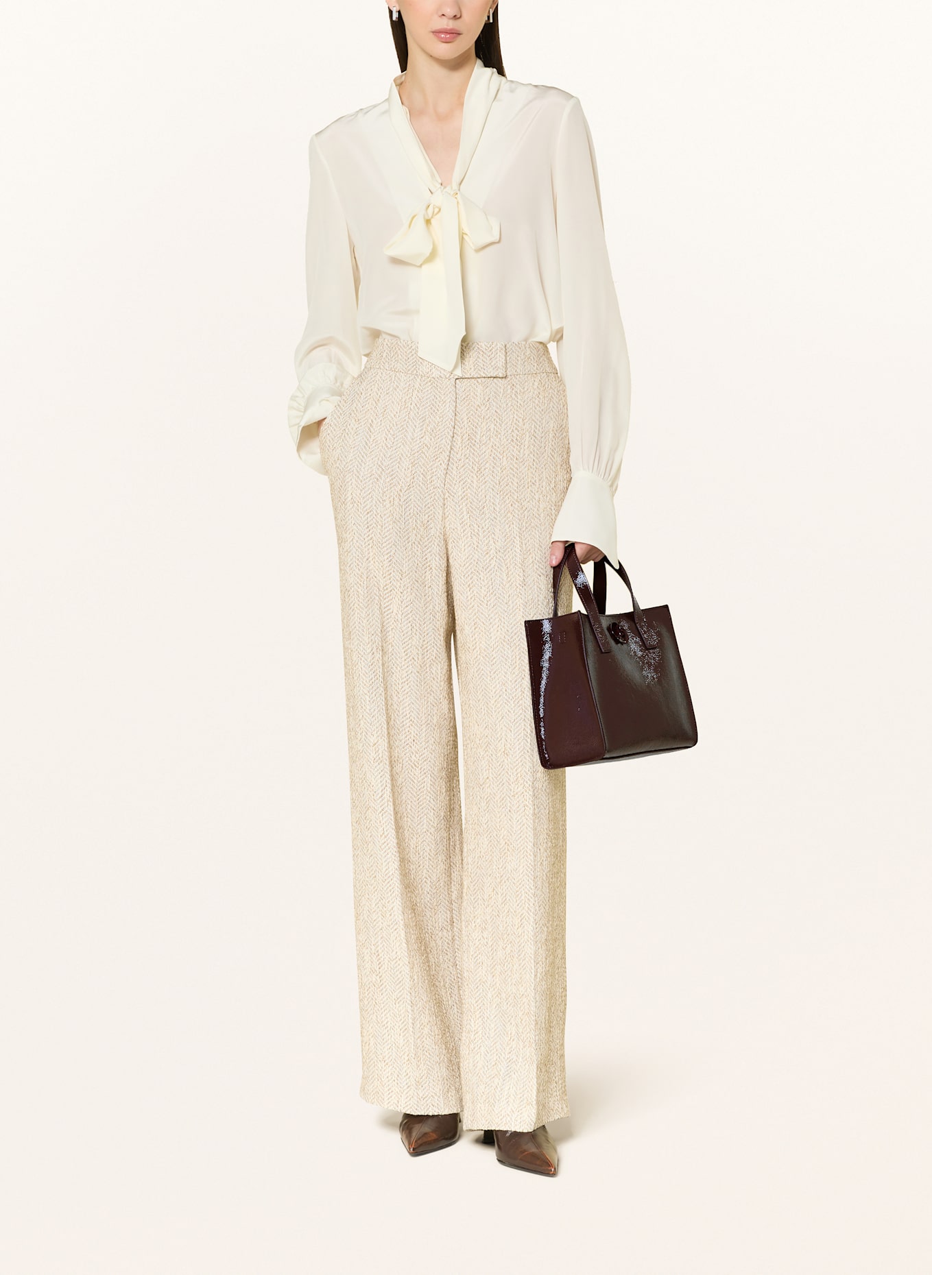 TED BAKER Handbag ROUSETA MEDIUM: BROWN