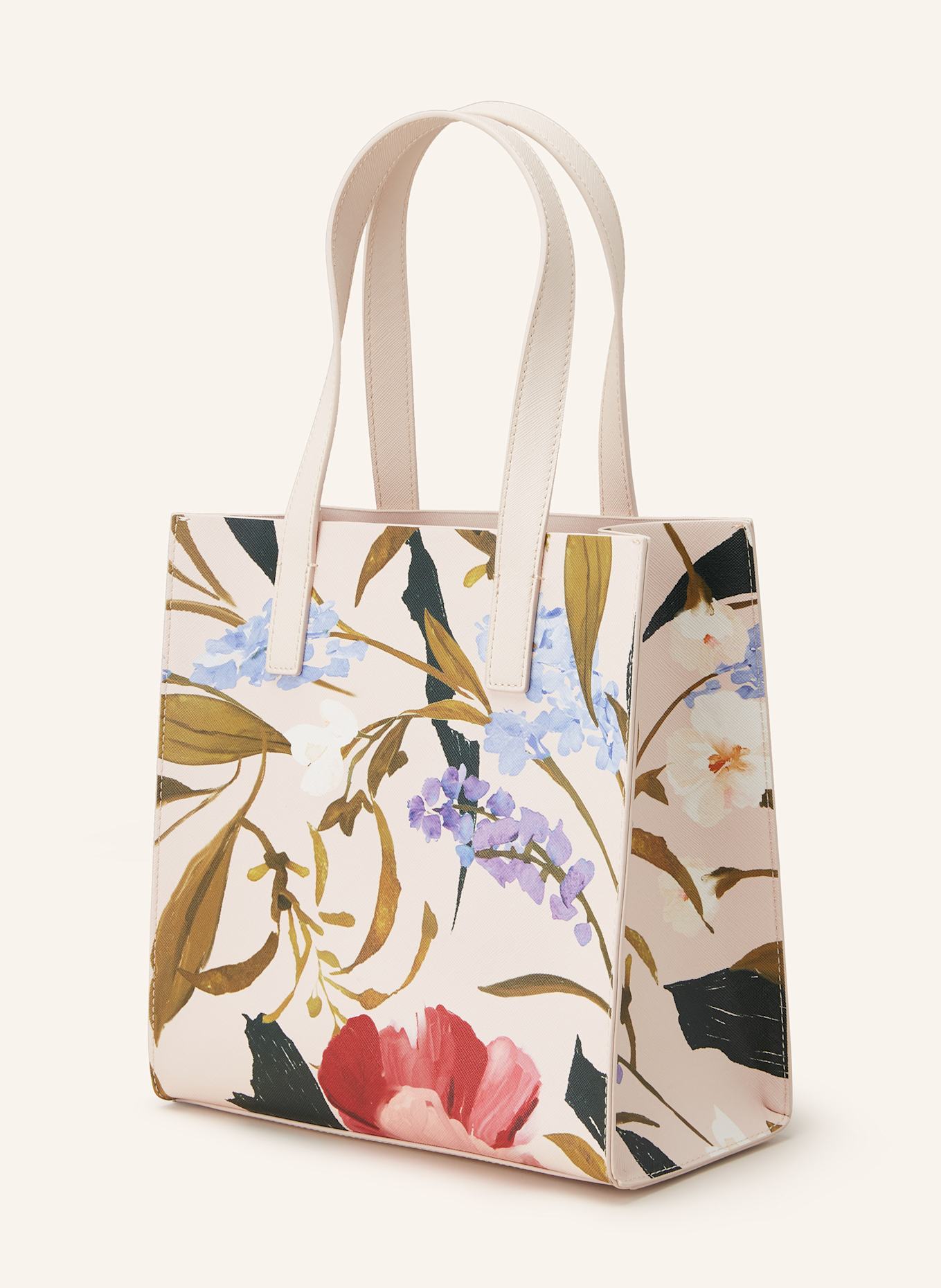 TED BAKER Handbag PHYLISA SMALL: GREEN / LIGHT PINK / LIGHT PURPLE