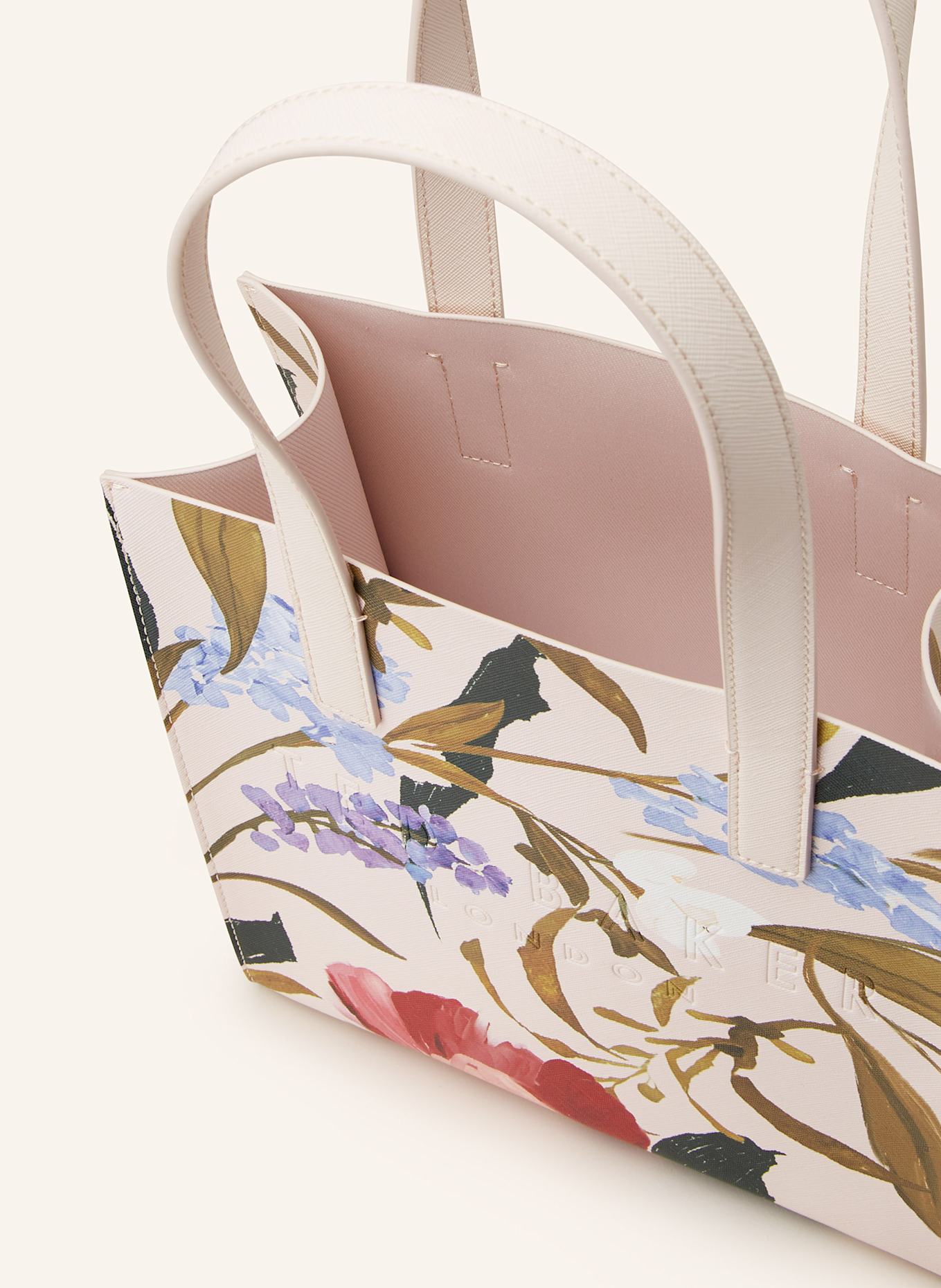 TED BAKER Handbag PHYLISA SMALL: GREEN / LIGHT PINK / LIGHT PURPLE