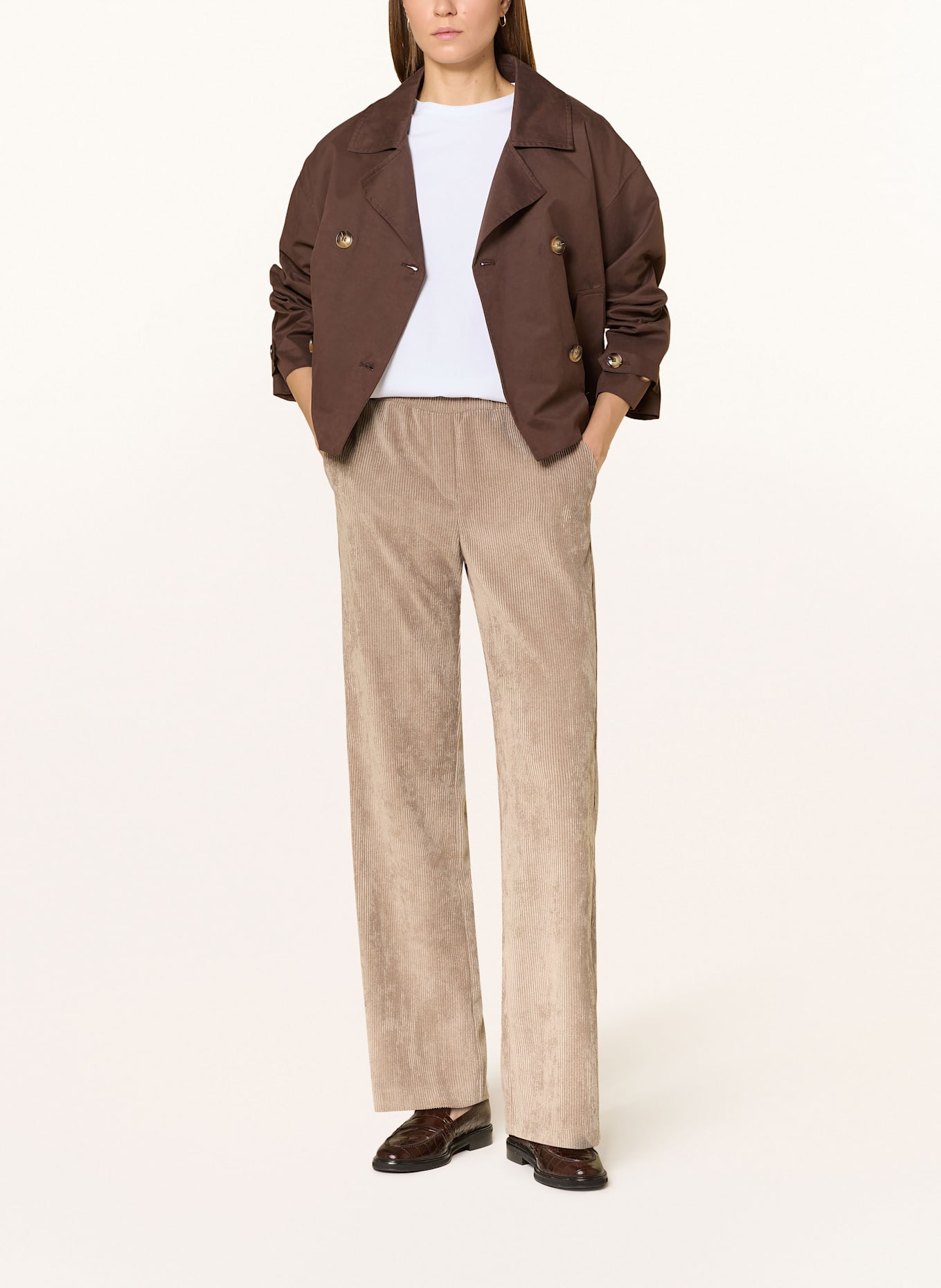 MAC Cordhose CHIARA: HELLBRAUN