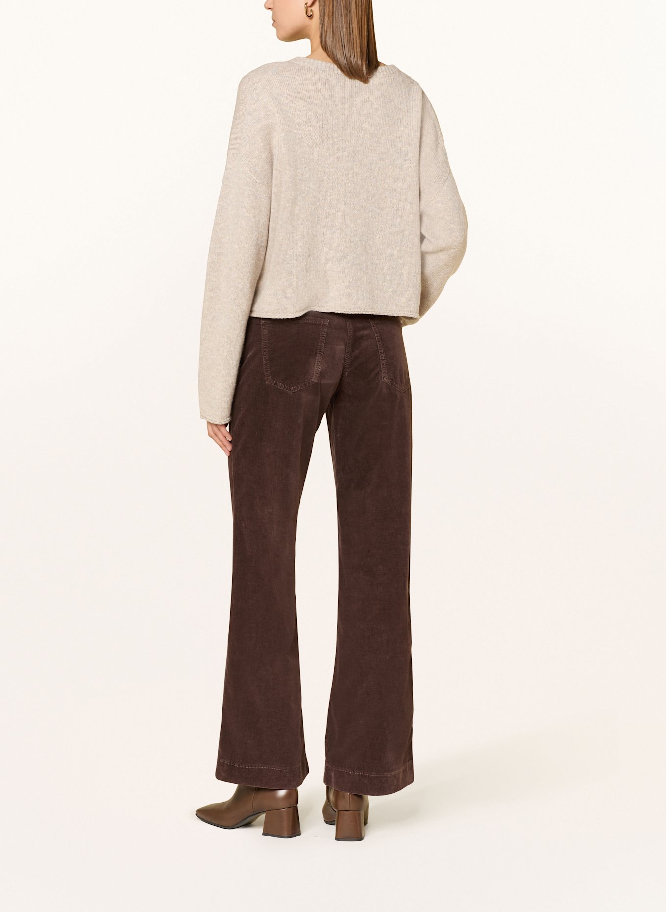 MAC Cordhose WIDE: DUNKELBRAUN