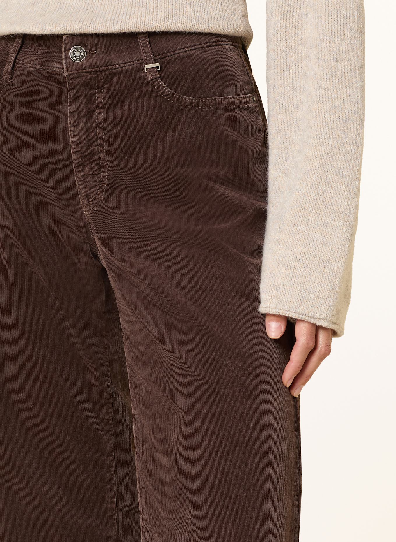 MAC Cordhose WIDE: DUNKELBRAUN