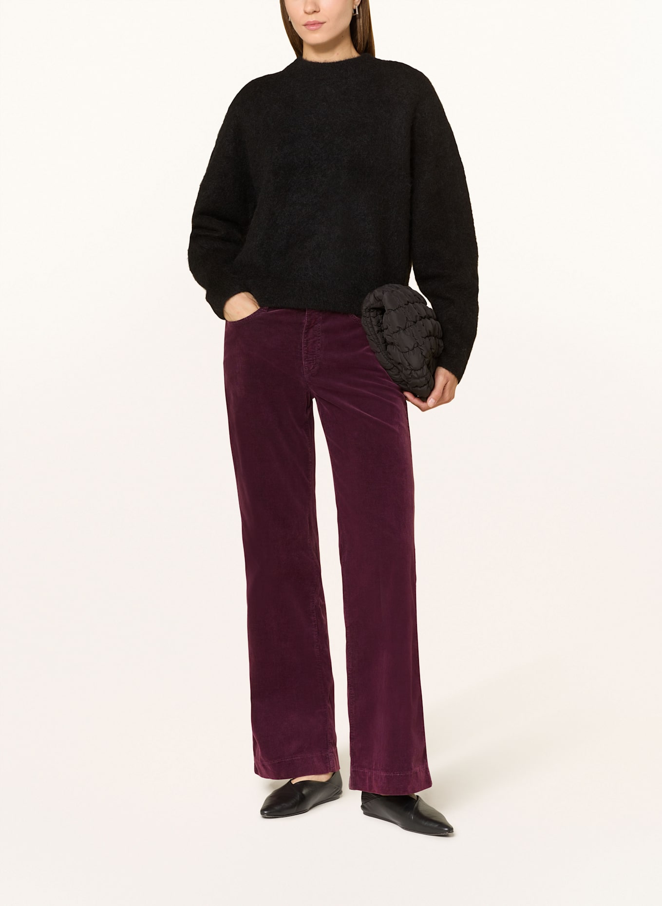 MAC Cordhose WIDE: FUCHSIA