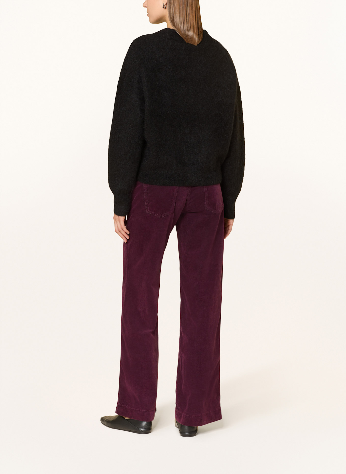 MAC Cordhose WIDE: FUCHSIA