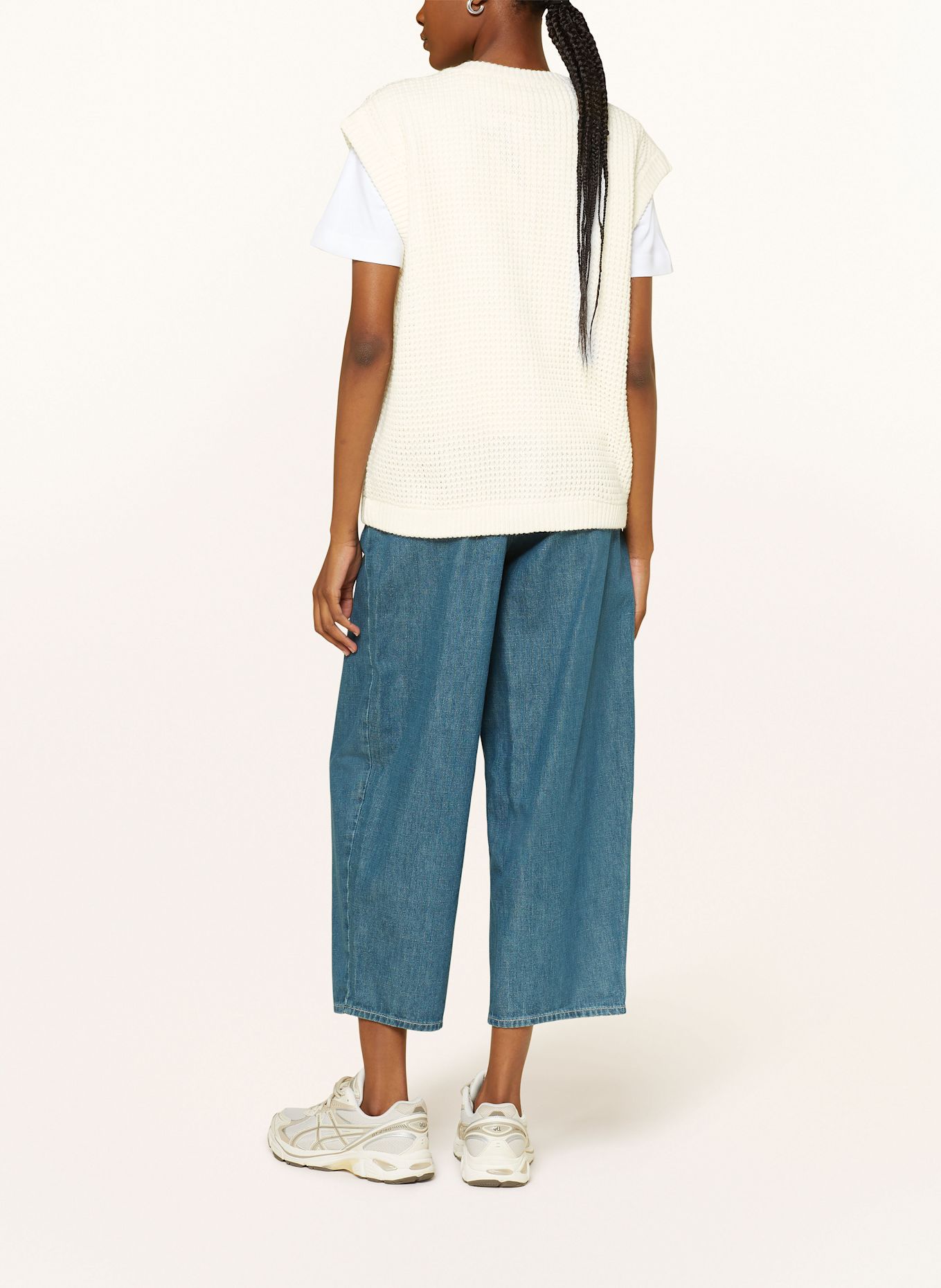 American Vintage Strickweste CRASHWAY: ECRU