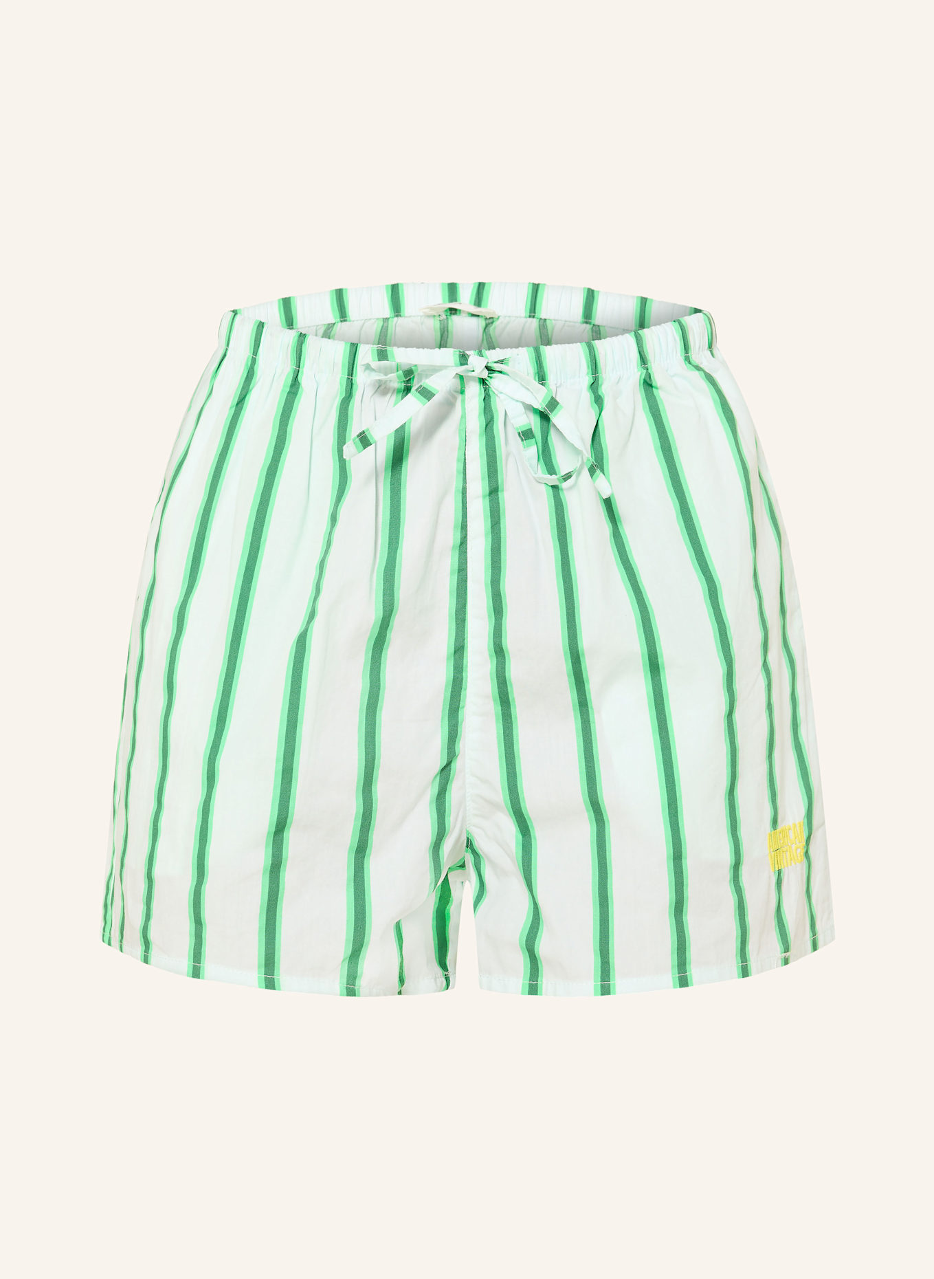 American Vintage Shorts ZATYBAY: MINT / GRÜN / DUNKELGRÜN