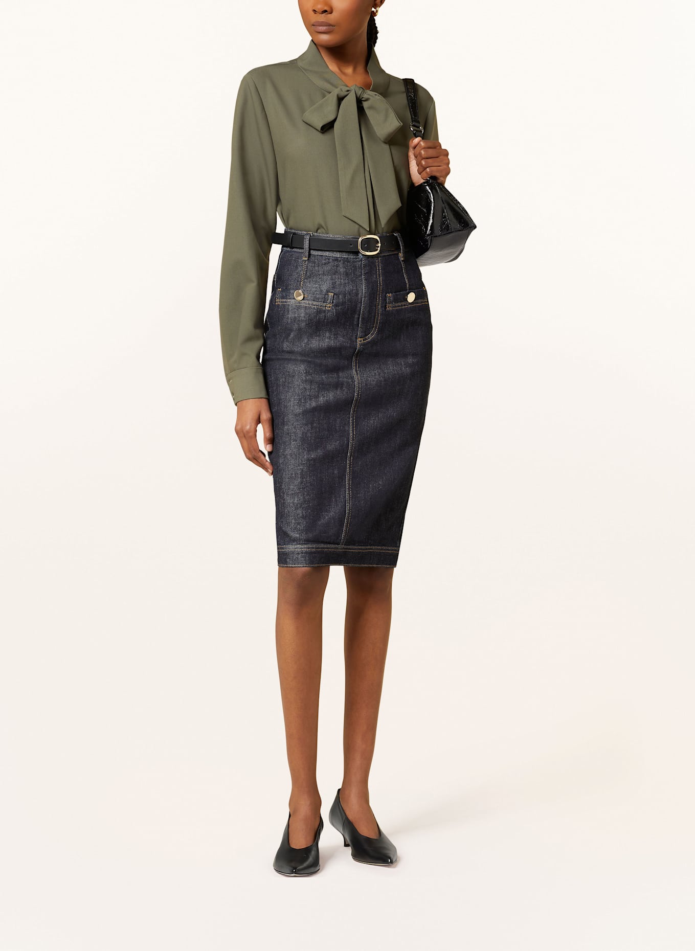 self-portrait Jeansrock: BLUE BLUE