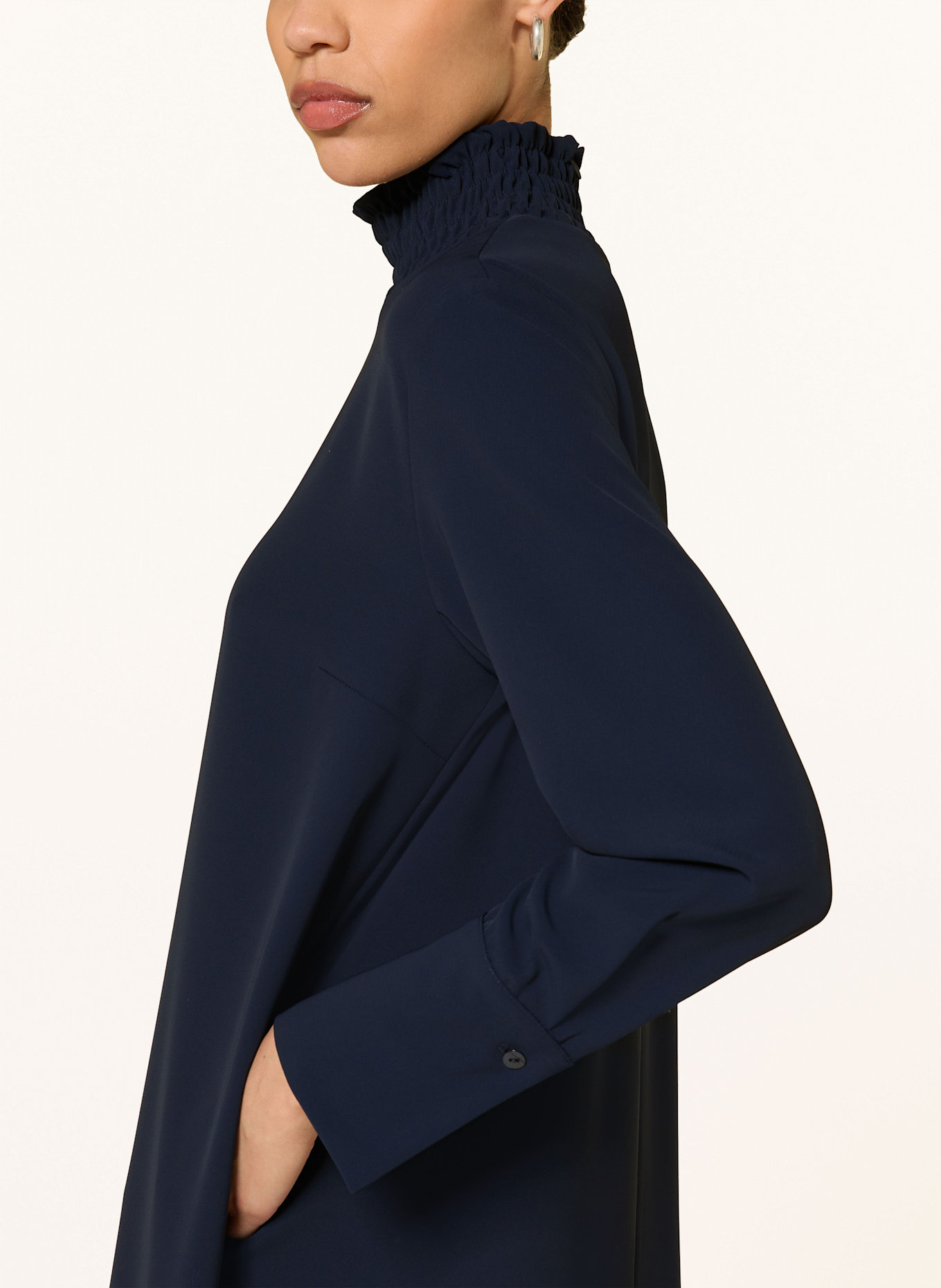 ANNA's Kleid mit Rüschen: DUNKELBLAU