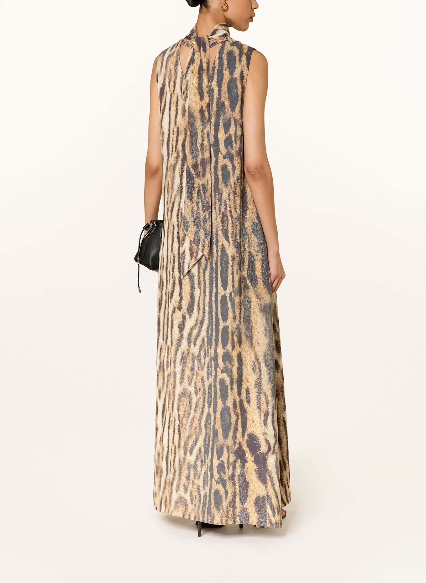 ANNA's Abendkleid: HELLBRAUN / DUNKELBRAUN / CREME