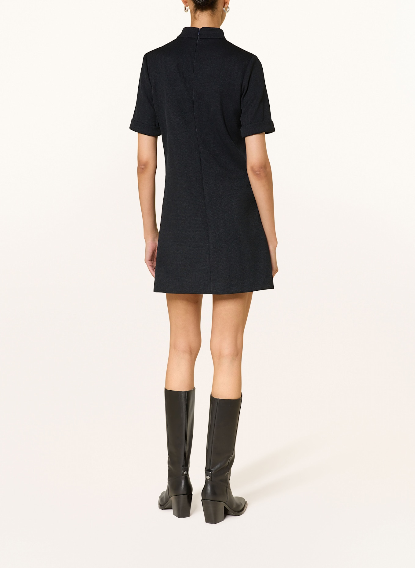 ANNA's Piqué-Kleid: DUNKELBLAU