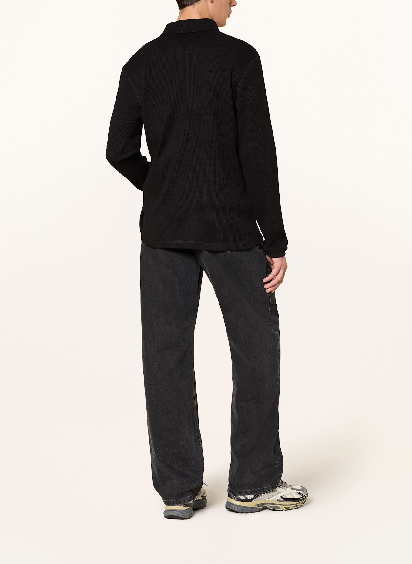 ARMEDANGELS Poloshirt MAARKOS: SCHWARZ