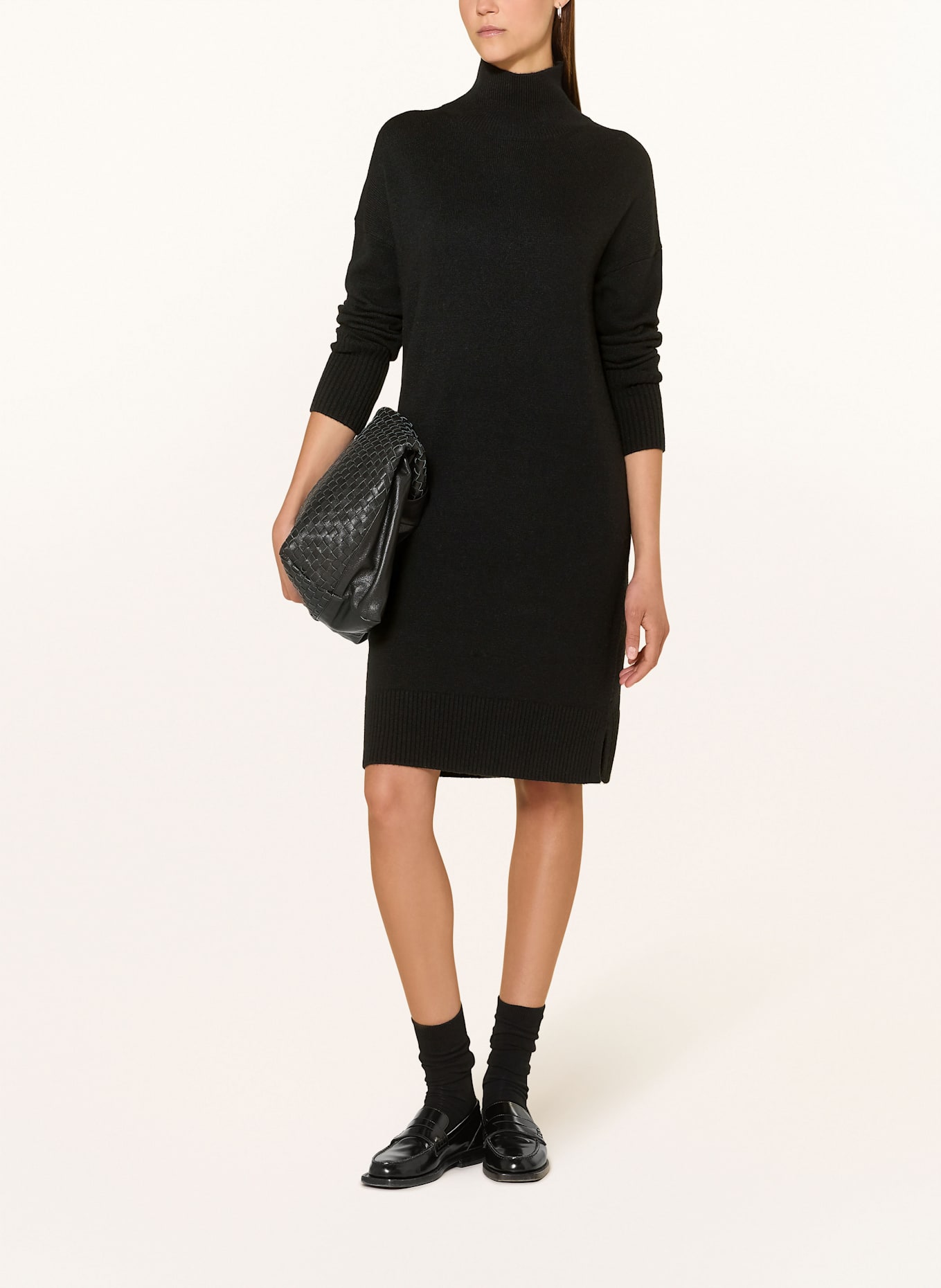 darling harbour Strickkleid: SCHWARZ