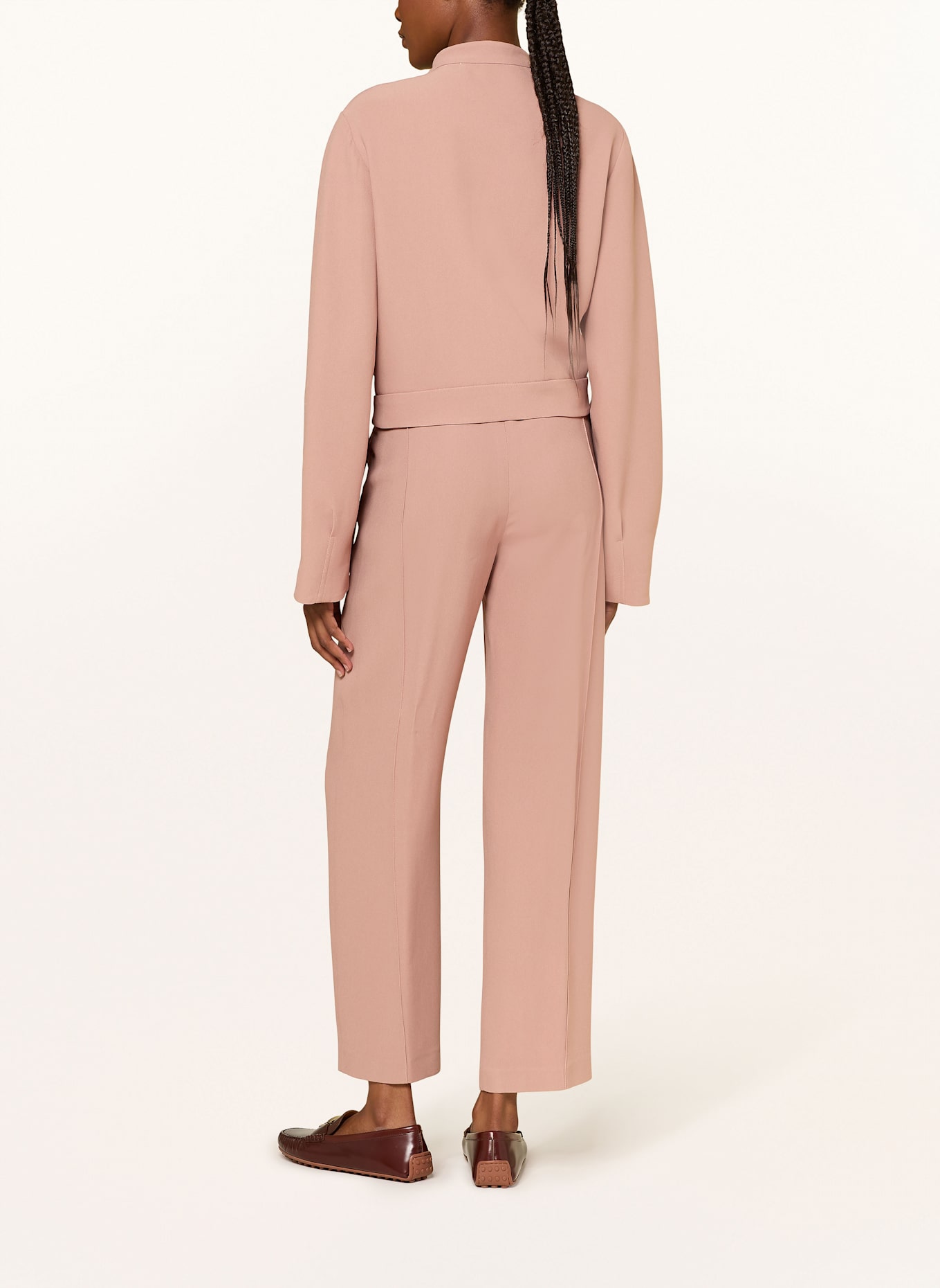 FABIANA FILIPPI Wide leg trousers in dusky pink