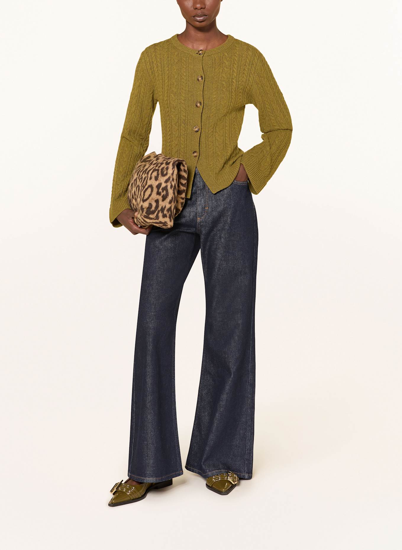 BAUM UND PFERDGARTEN Kardigan CLARAH: ZIELONY