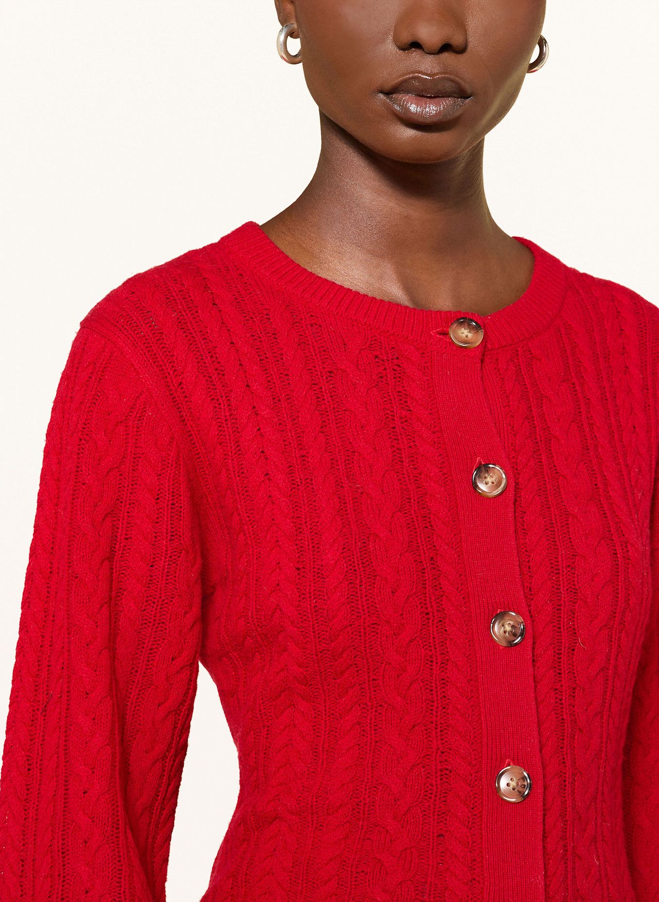 BAUM UND PFERDGARTEN Strickjacke CLARAH: ROT