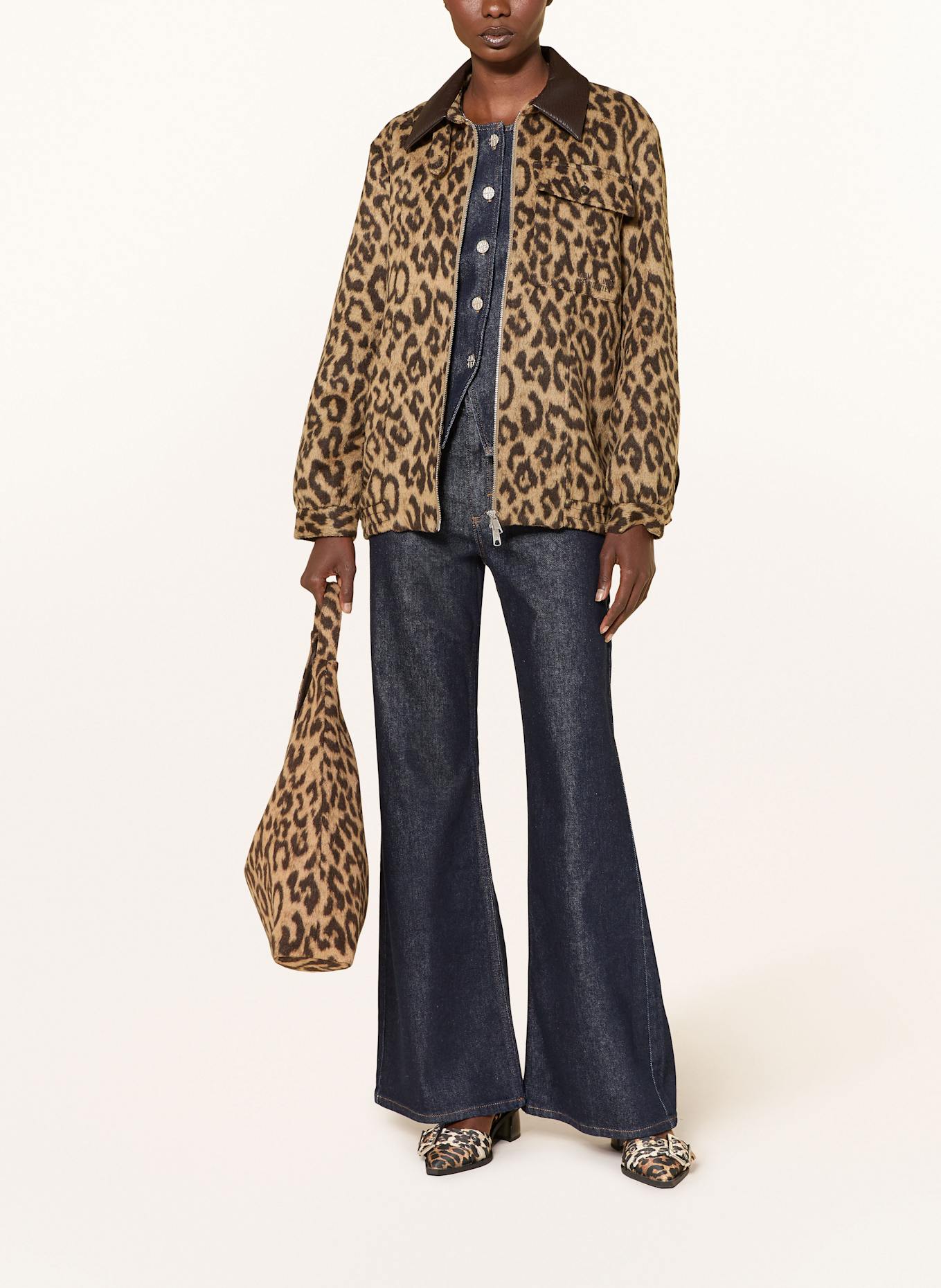 BAUM UND PFERDGARTEN Jacke BELINE: DUNKELBRAUN / CAMEL