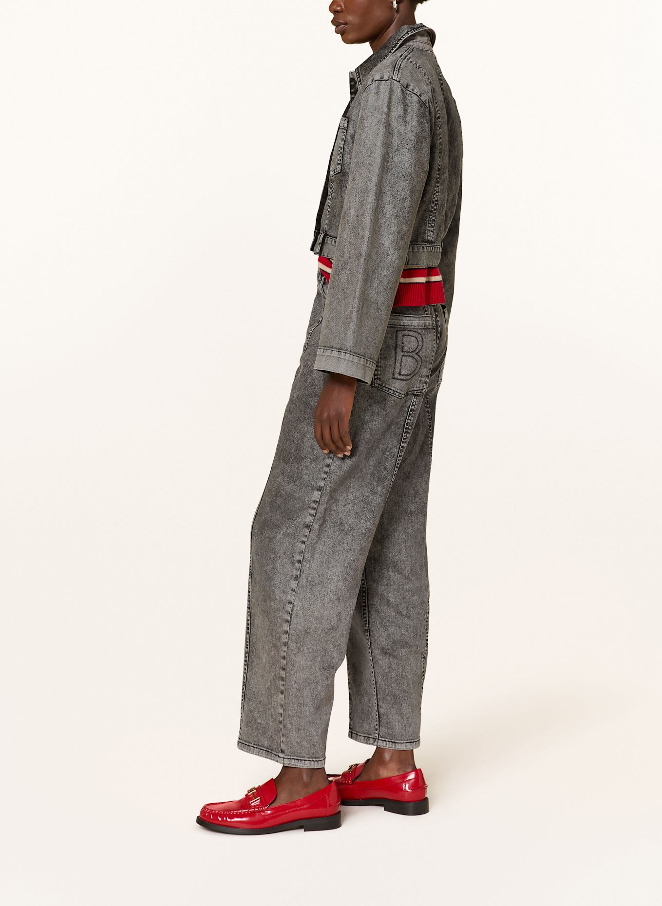 BAUM UND PFERDGARTEN Straight Jeans NARA: C9163 Washed Black