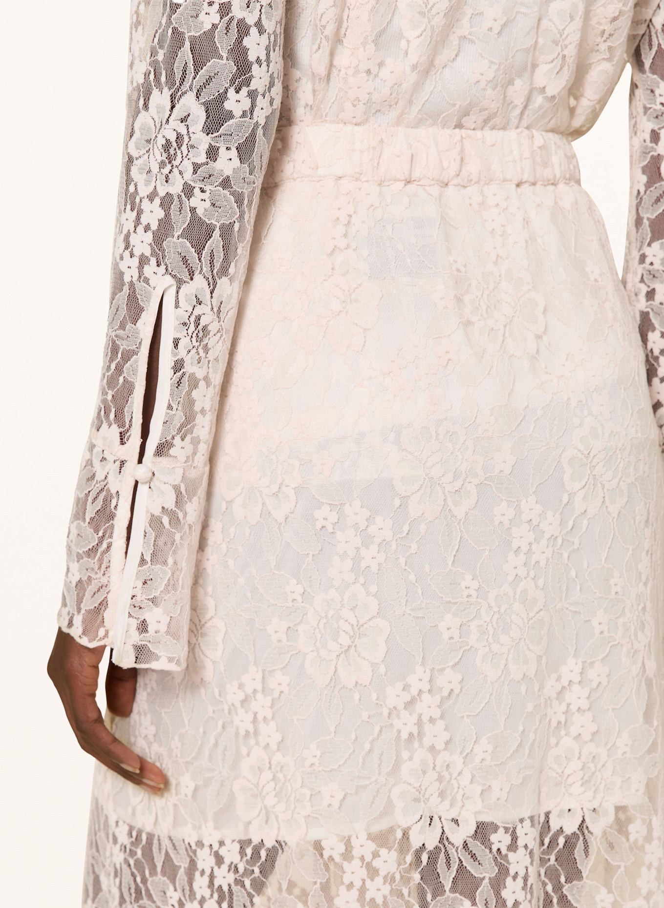 BAUM UND PFERDGARTEN Rock SELMO aus Lochspitze: NUDE