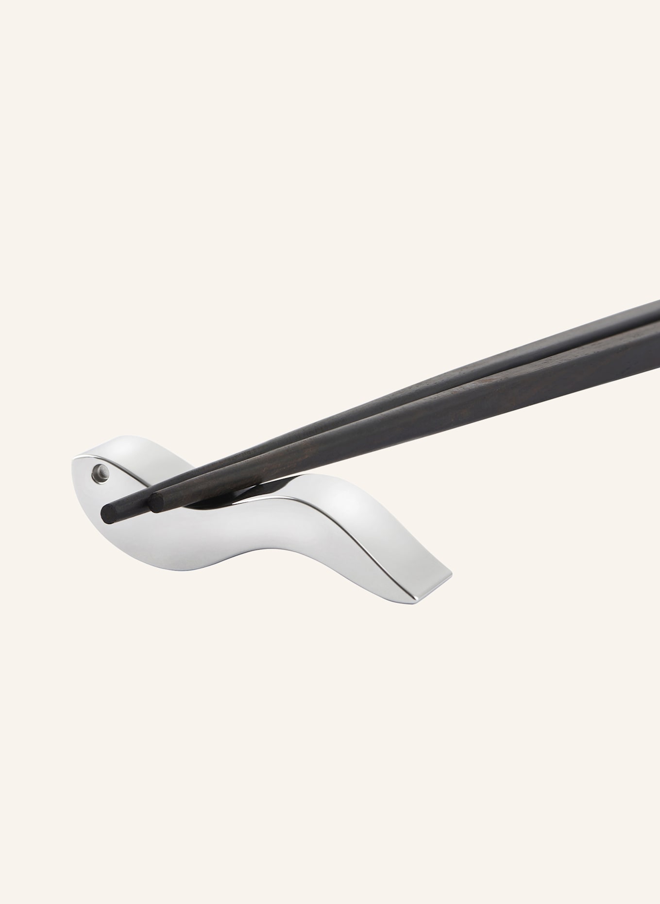 ALESSI ALESSANDRO chopsticks: DARK BROWN / SILVER