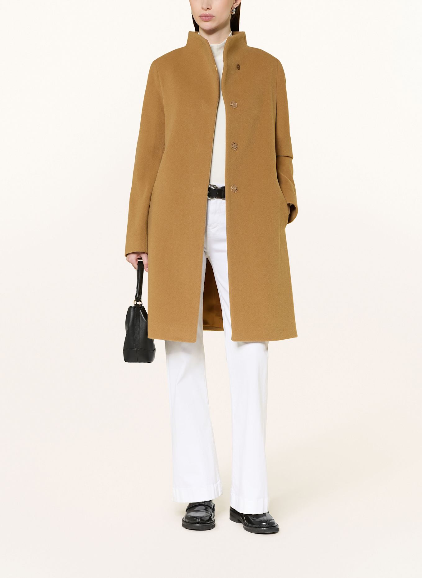 ICONS CINZIA ROCCA Wollmantel: CAMEL