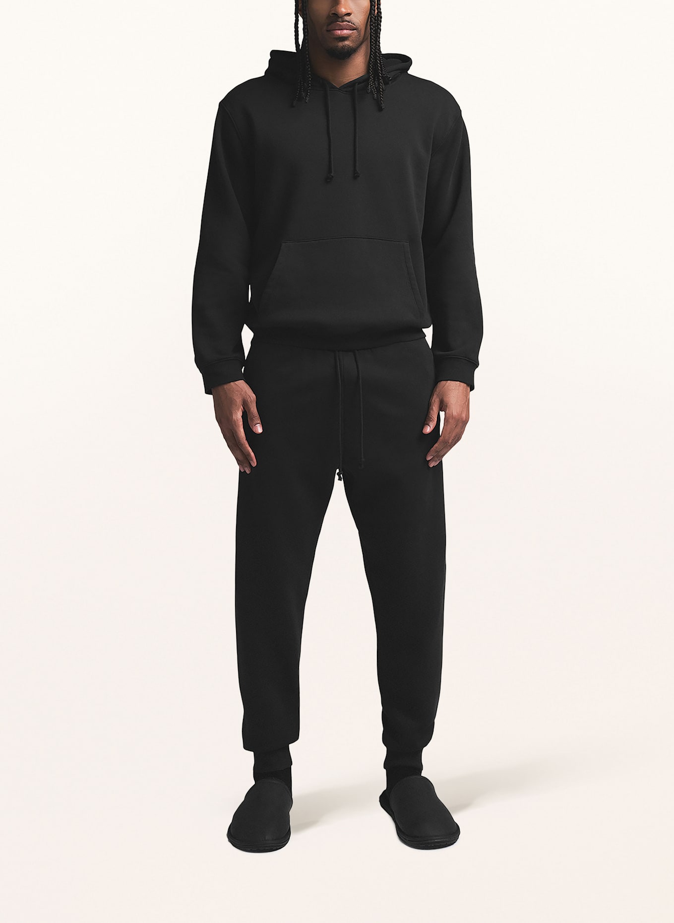 SKIMS Lounge-Hoodie LOUNGE FLEECE: SCHWARZ