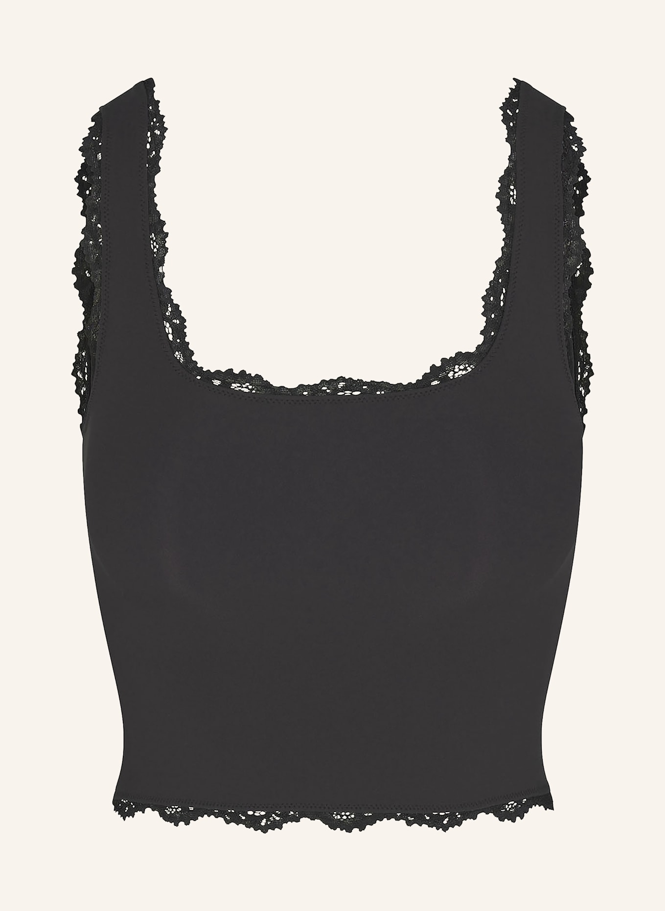 SKIMS Lounge-Top FITS EVERYBODY LACE: SCHWARZ