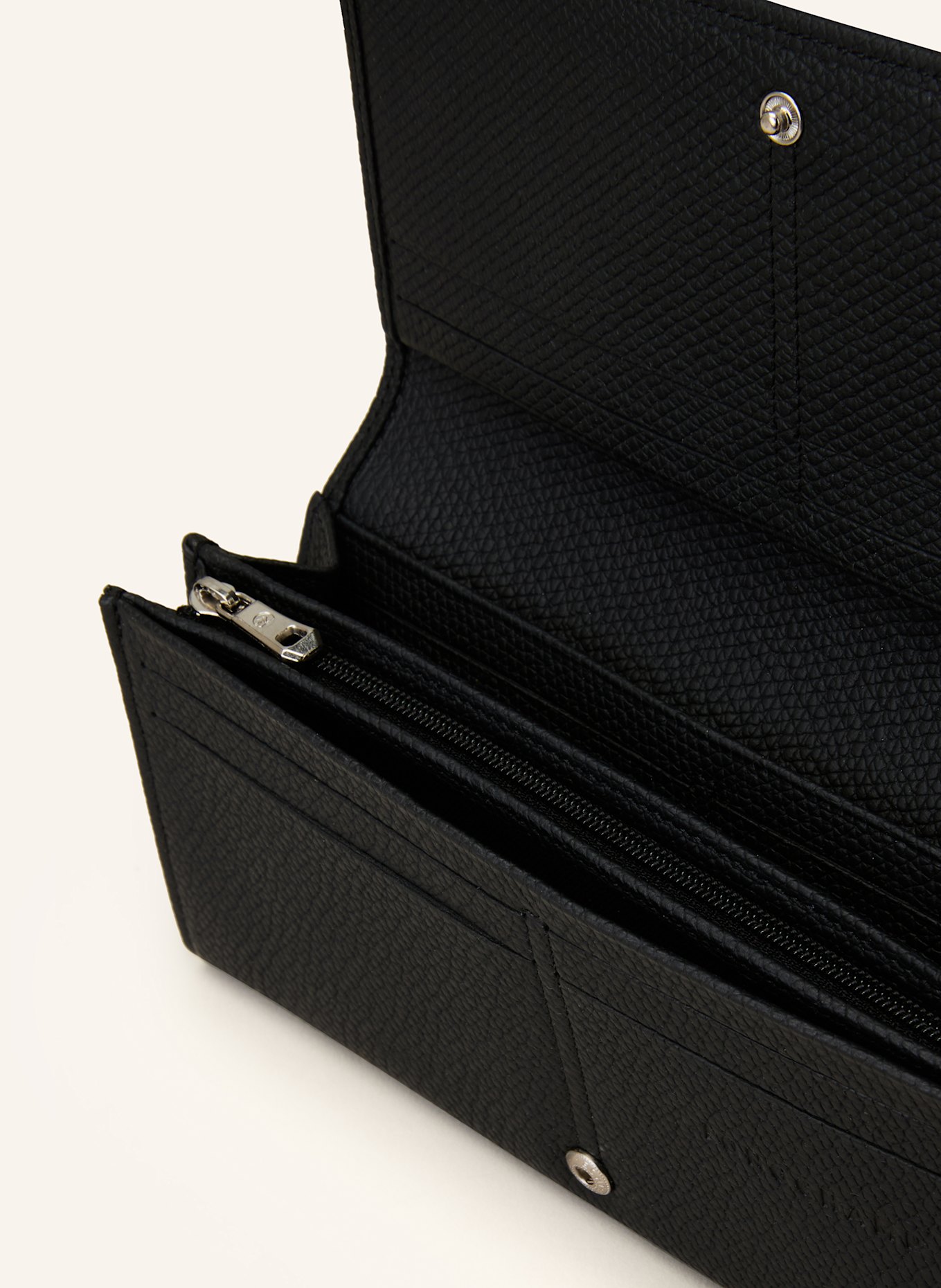 LONGCHAMP Geldbörse LE ROSEAU: SCHWARZ