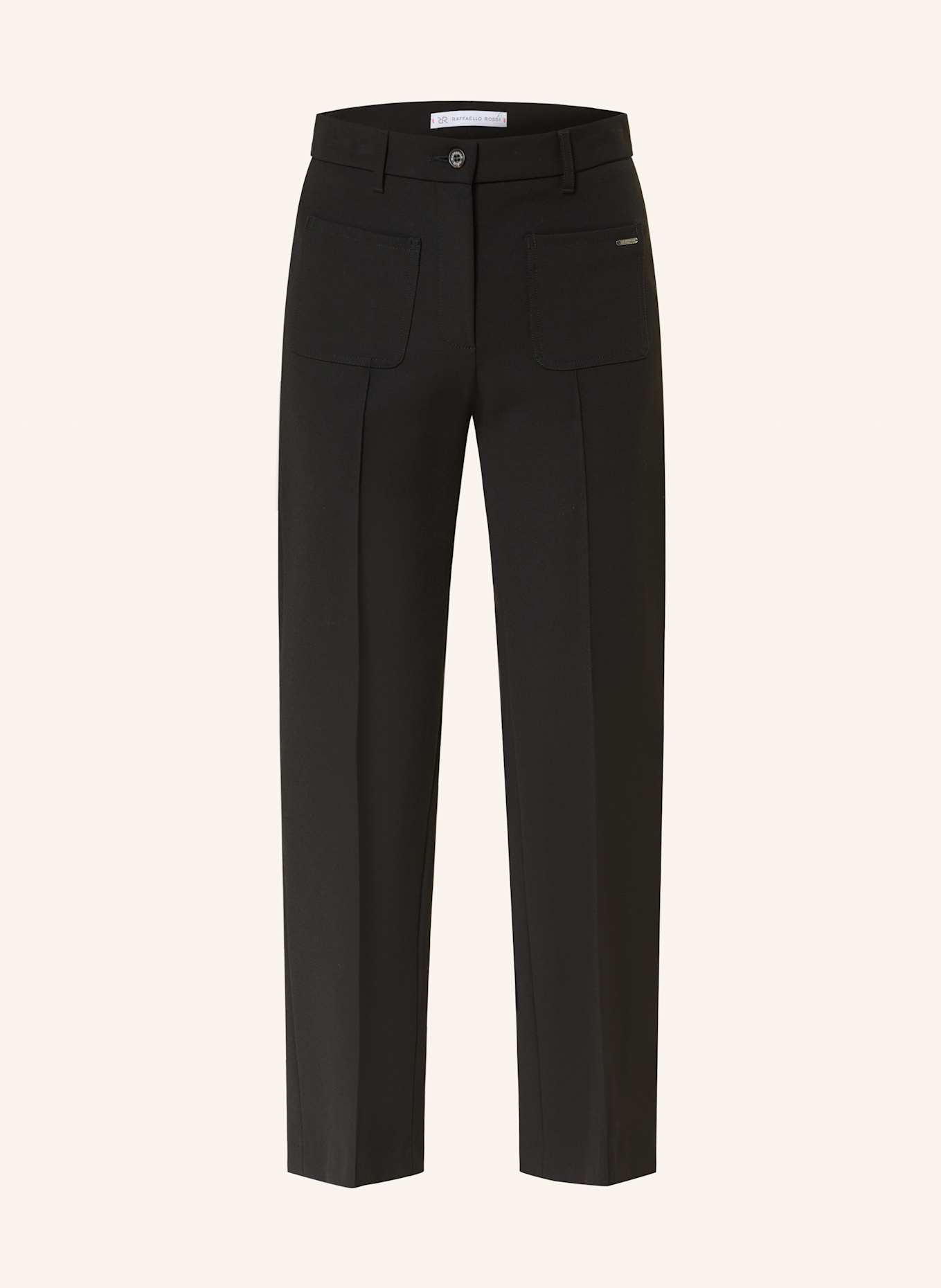 RAFFAELLO ROSSI Trousers MILEY: BLACK