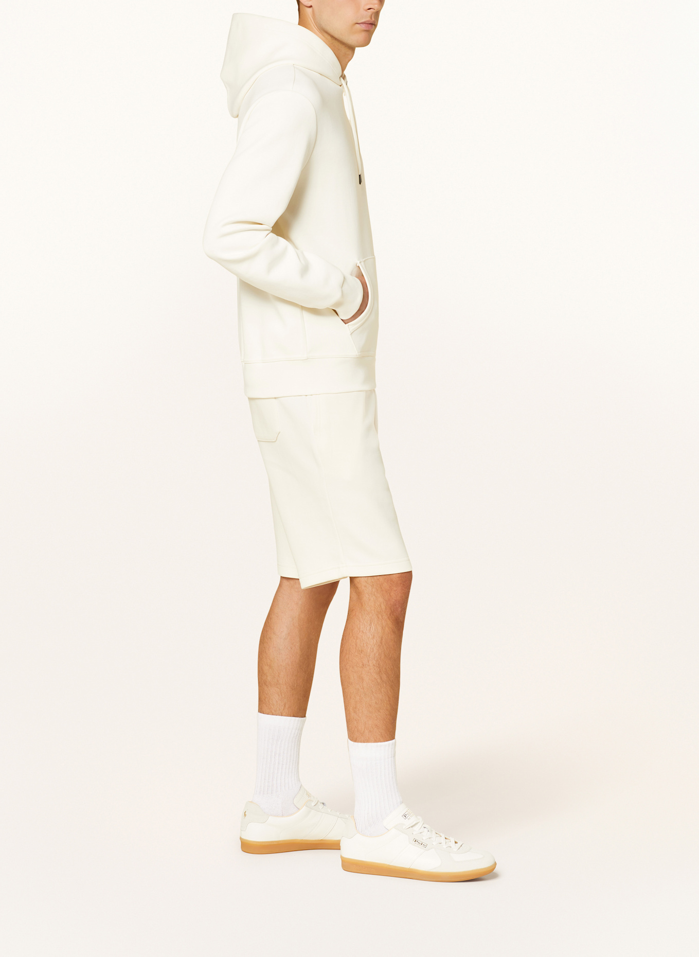 BOSS Polo De Màniga Llarga Pirol Hoodie: CREAM
