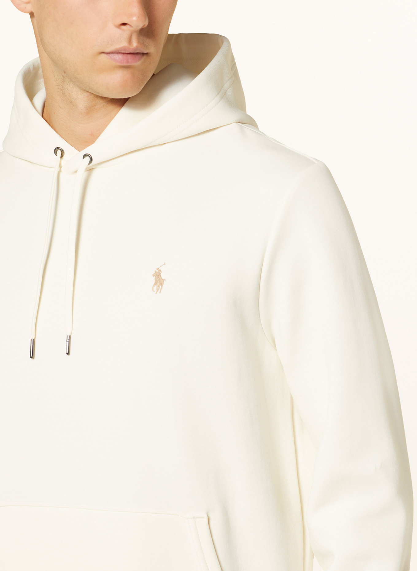BOSS Polo De Màniga Llarga Pirol Hoodie: CREAM