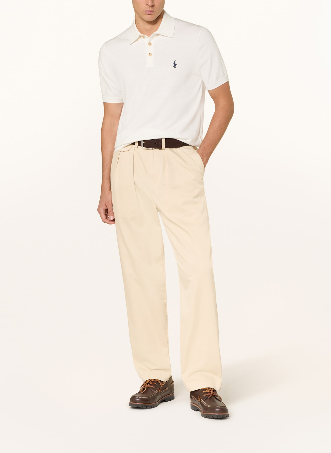 Polo Ralph Lauren Polo Poney cotton-blend hoodie Camisa Gola Polo Masculina Polo Marine Azul Bebe: WHITE