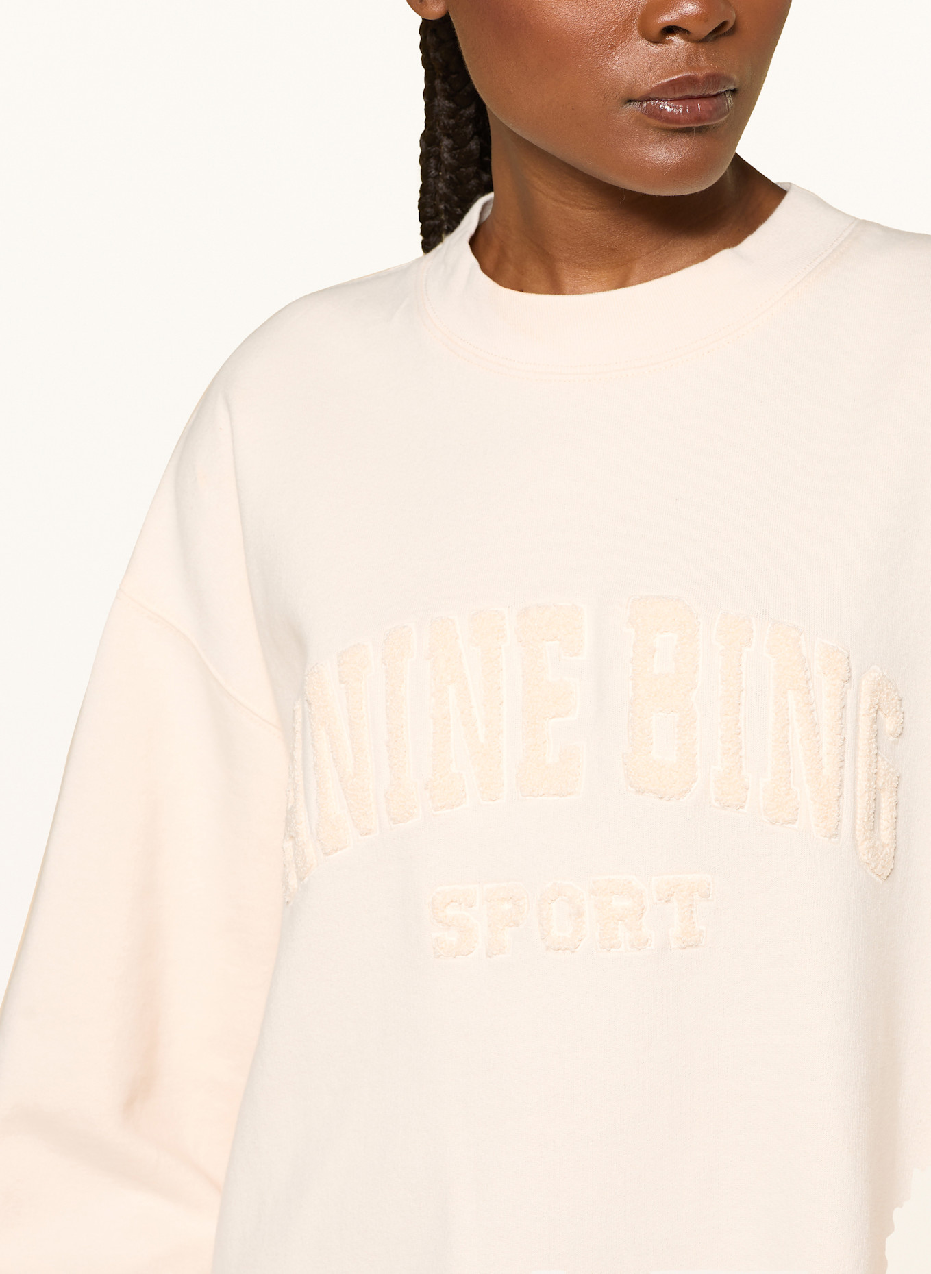 ANINE BING Sweatshirt TYLER: CREME
