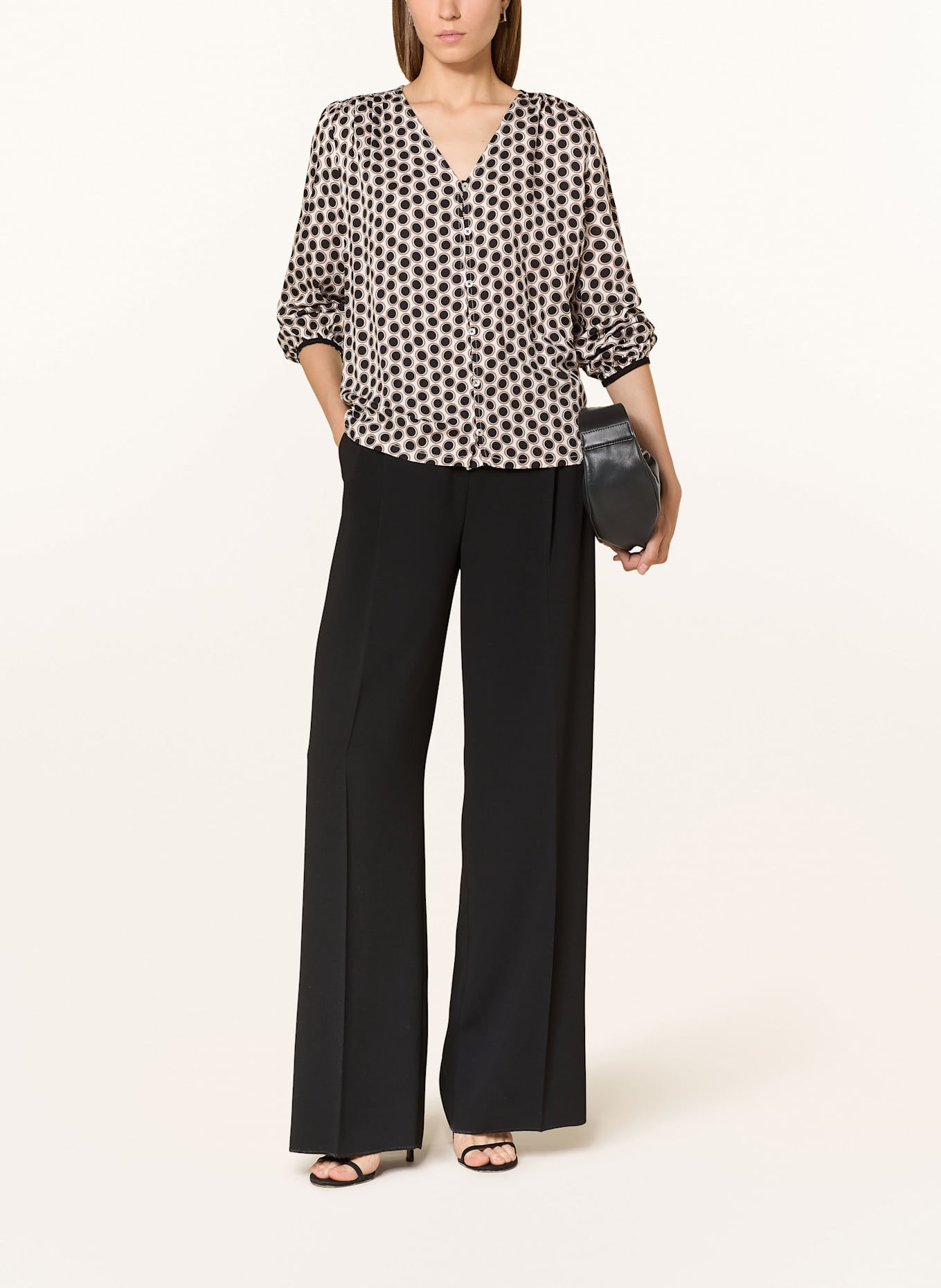 Emily VAN DEN BERGH Bluse: SCHWARZ / BRAUN / WEISS