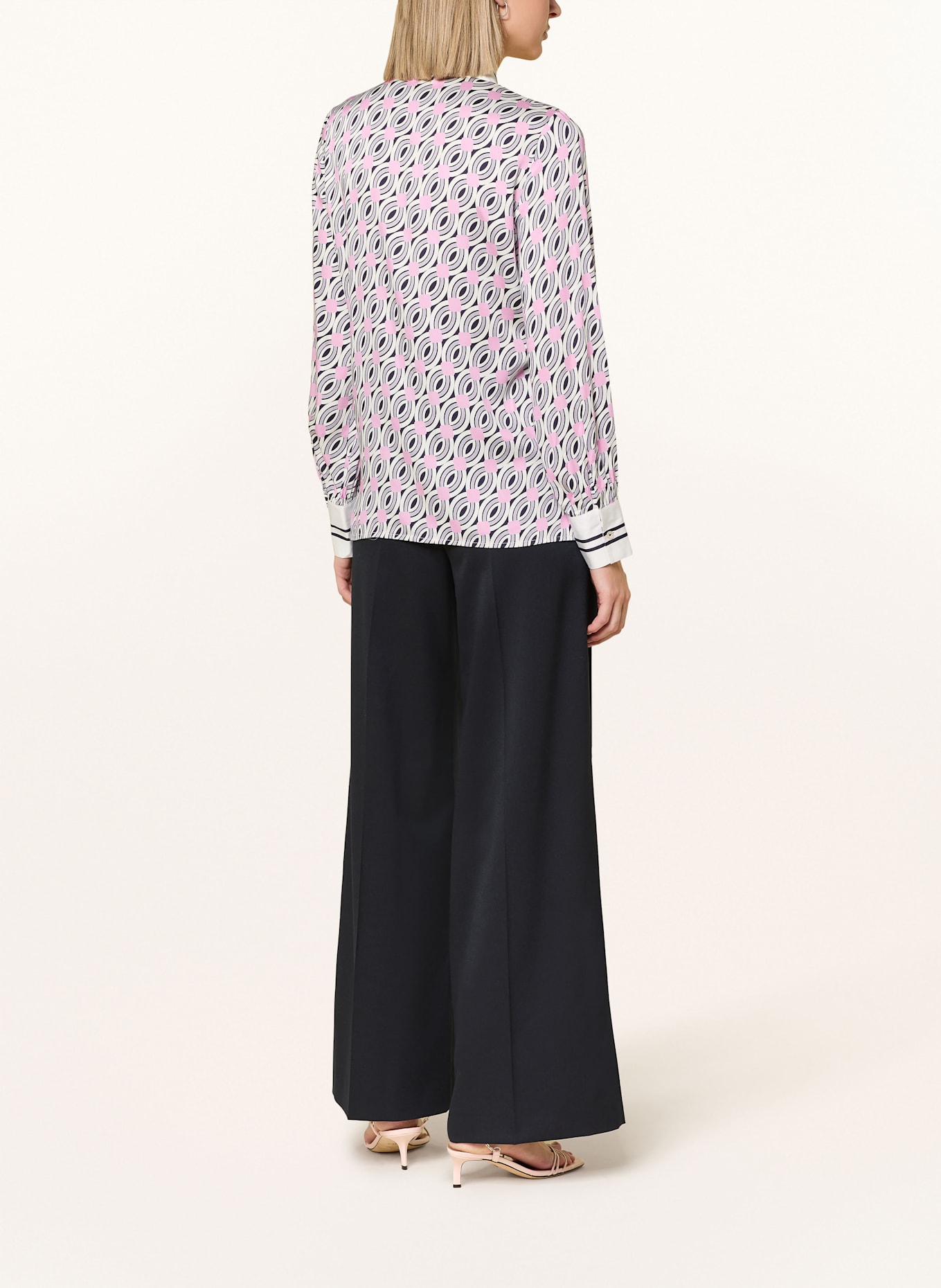 Emily VAN DEN BERGH Hemdbluse: PINK / DUNKELBLAU / WEISS