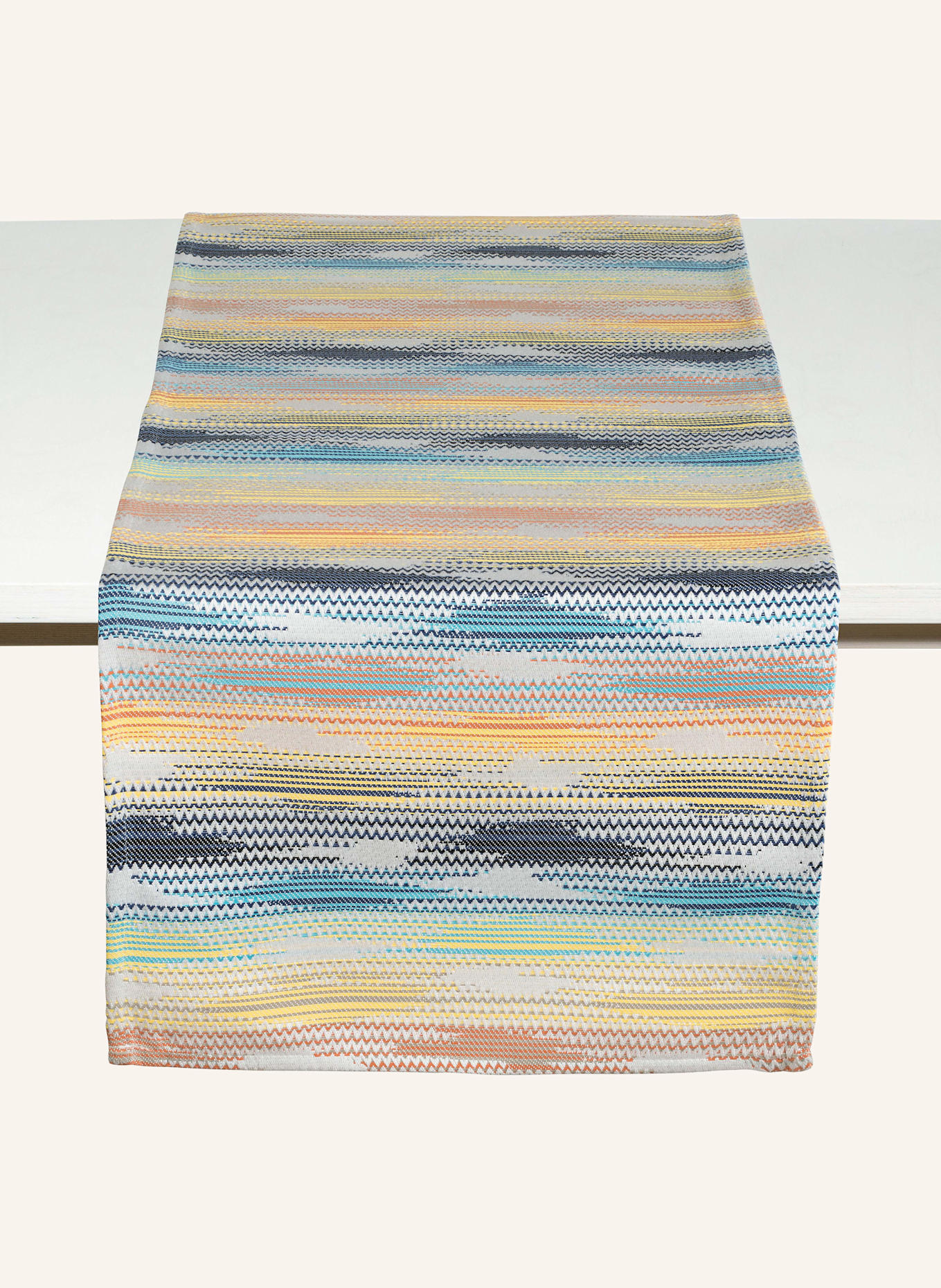 pichler Bieżnik na stół BAHIA: BIAŁY / ŻÓŁTY / POMARAŃCZOWY