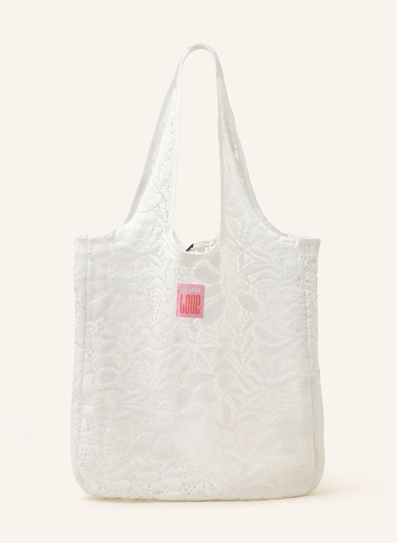 OH APRIL Shopper ATEMOYA: ECRU