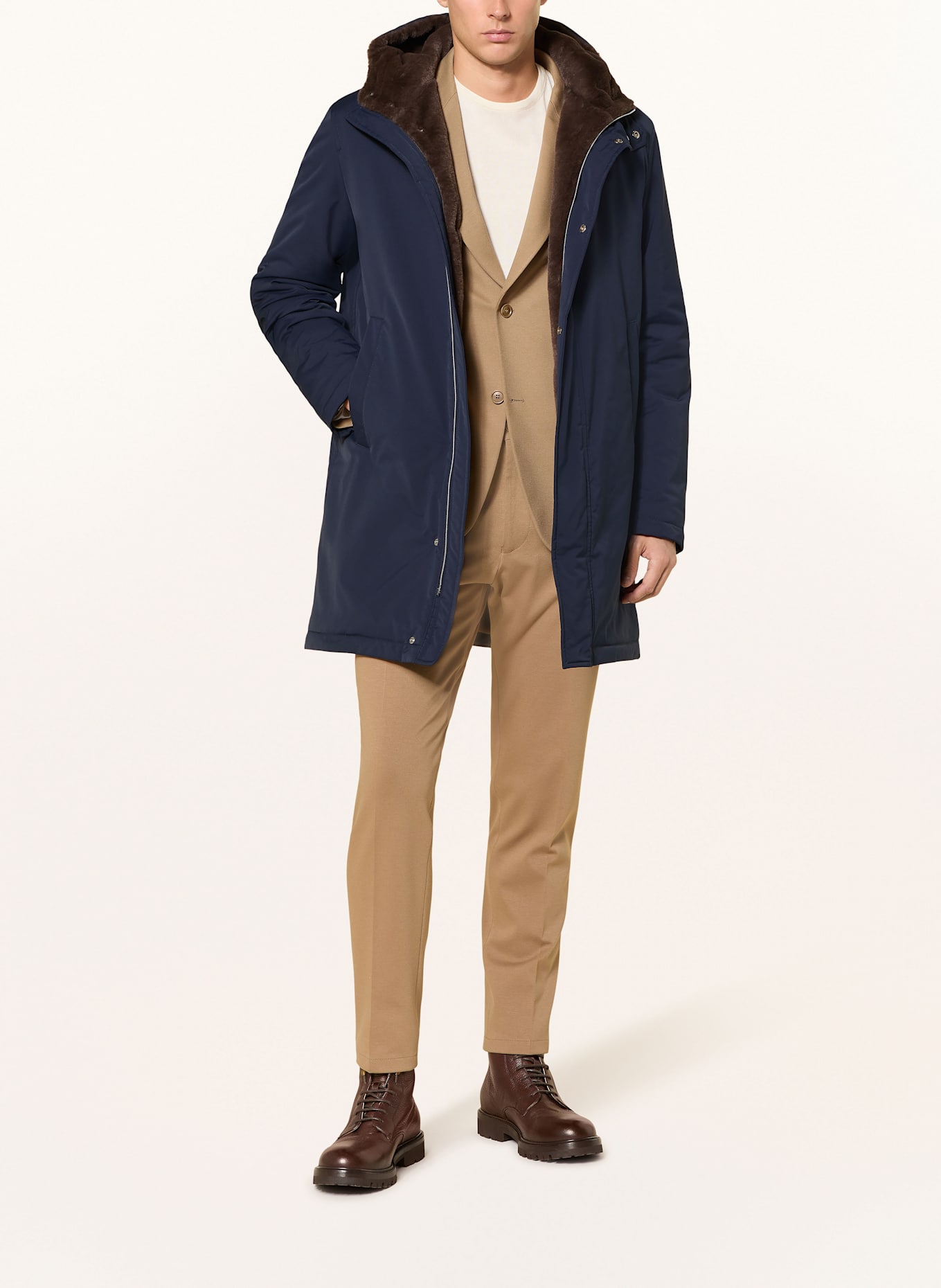 HERNO Parka: DUNKELBLAU